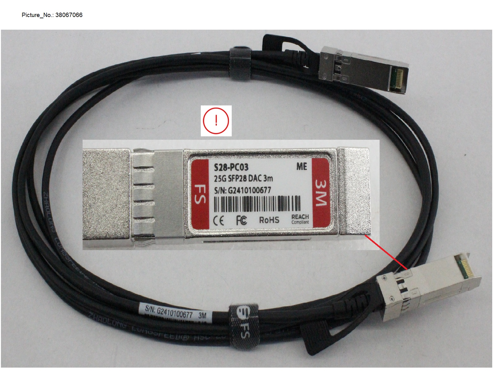 ETERNUS NU DIRECT ATTACHMENT CABLE, SFP2