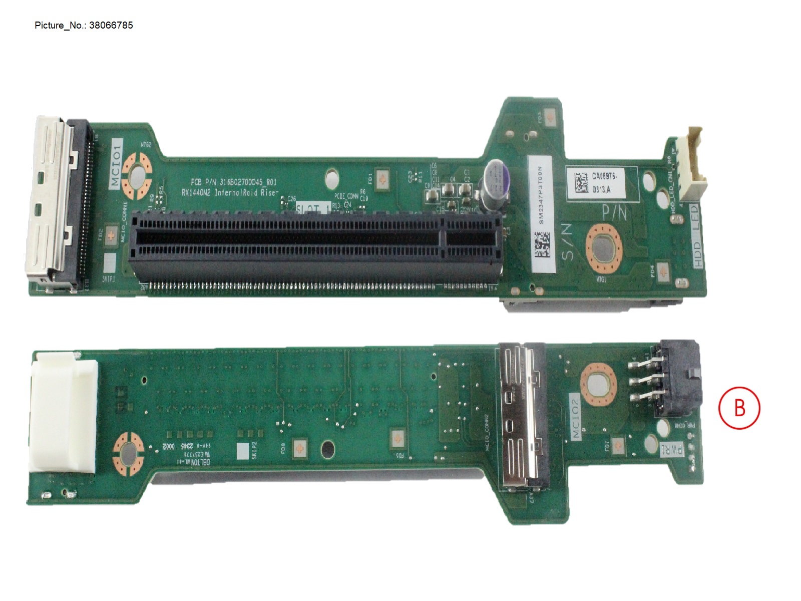 INTERNAL RAID RISER_1U