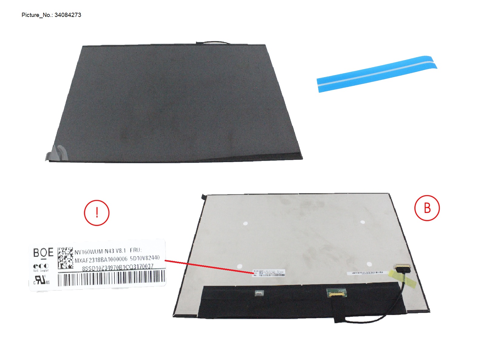 LCD ASSY 16 WUXGA