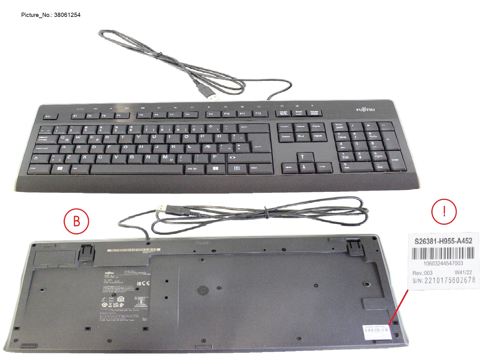 KEYBOARD KB955 USB IS