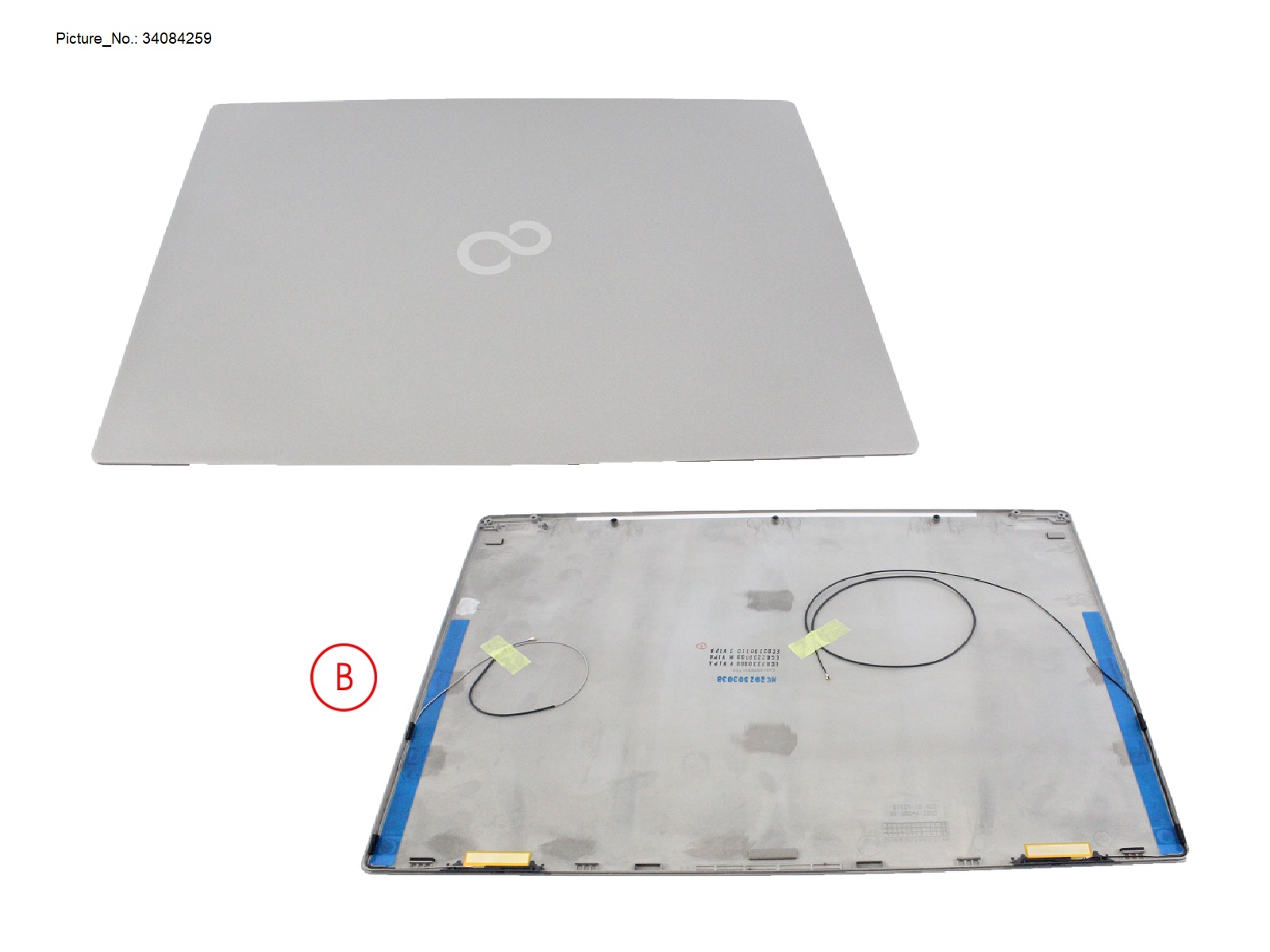 LCD BACK COVER ASSY NON - TOUCH