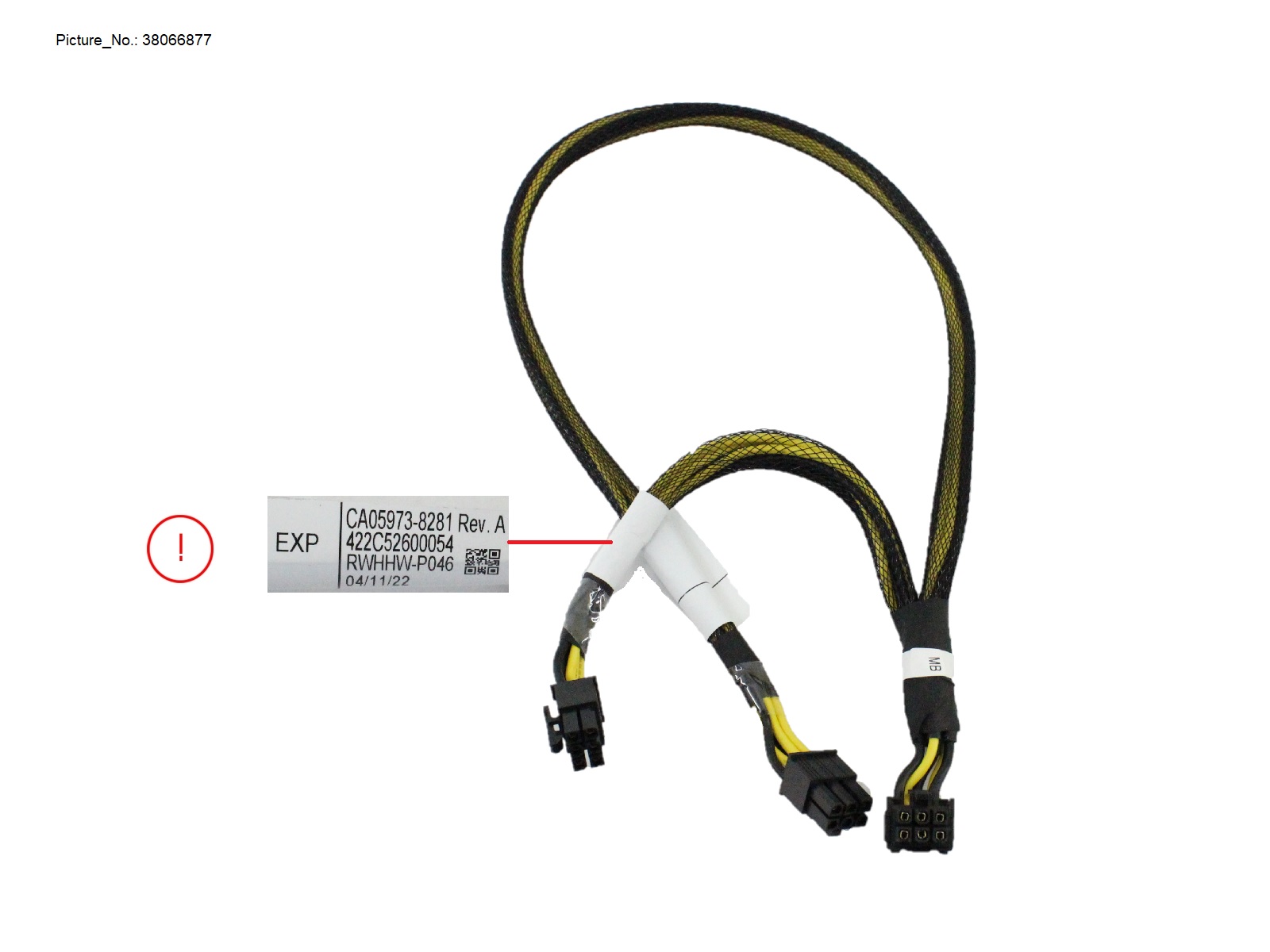 POWER Y CABLE TO NVIDIA BLUEFIELD & EXP