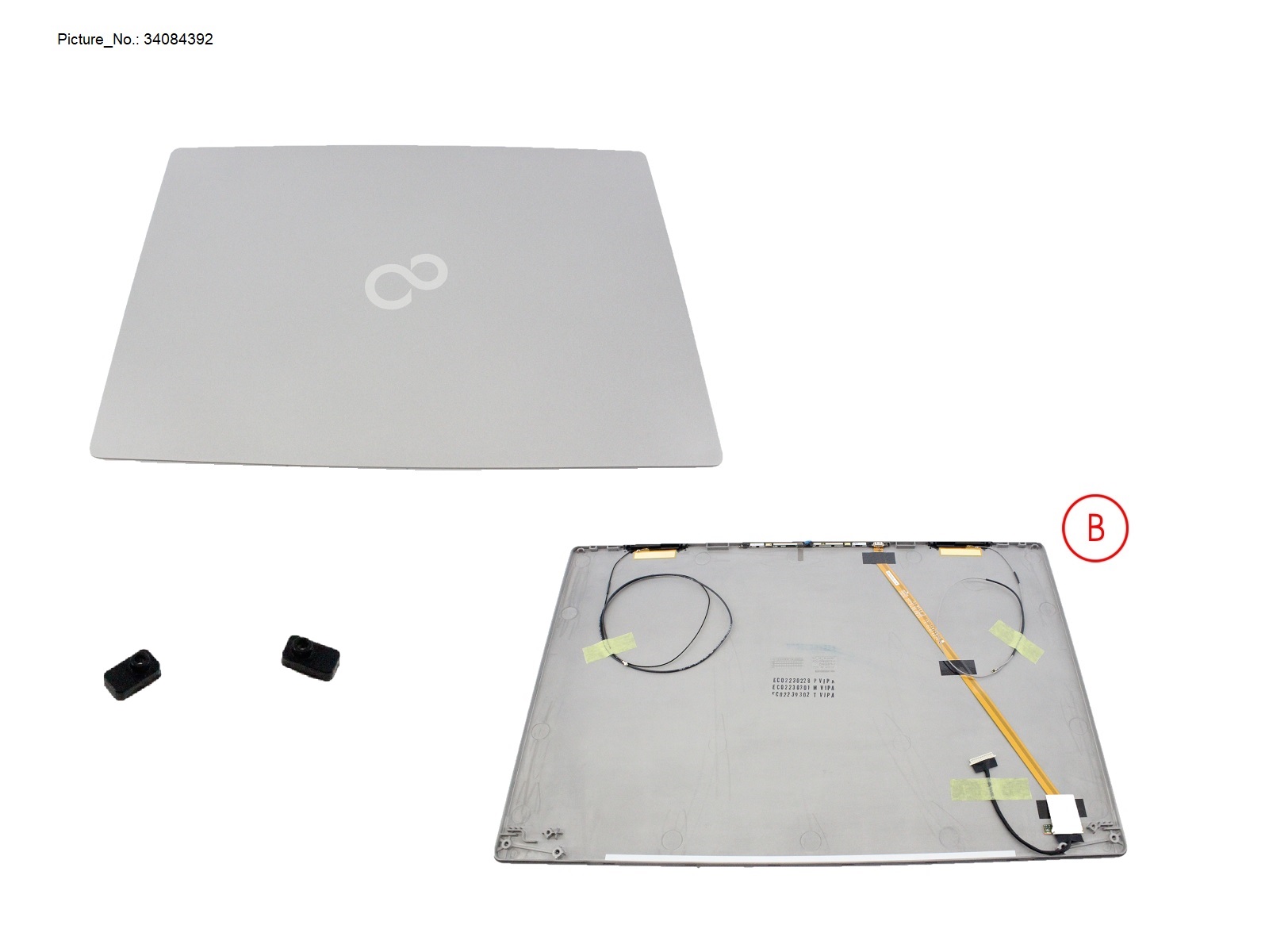 LCD BACK COVER ASSY (W/ RGB)