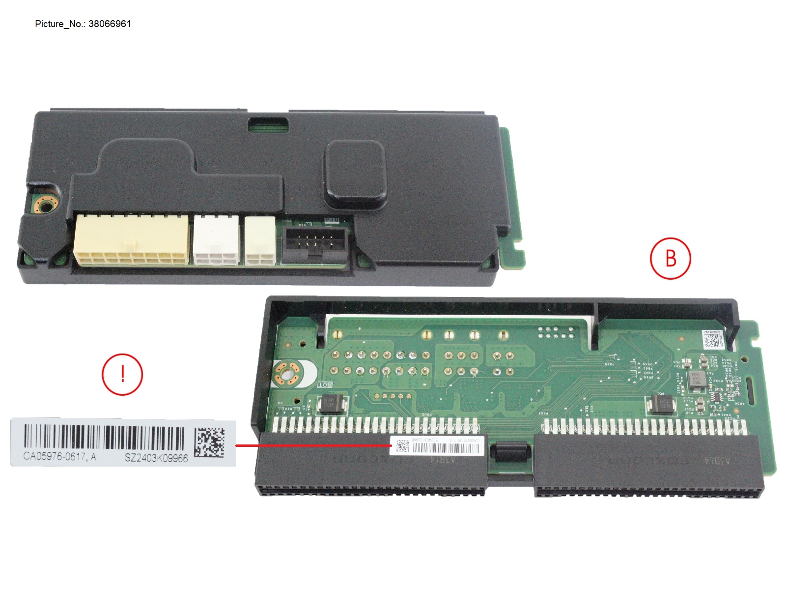 RX1330M6 PDB BOARD