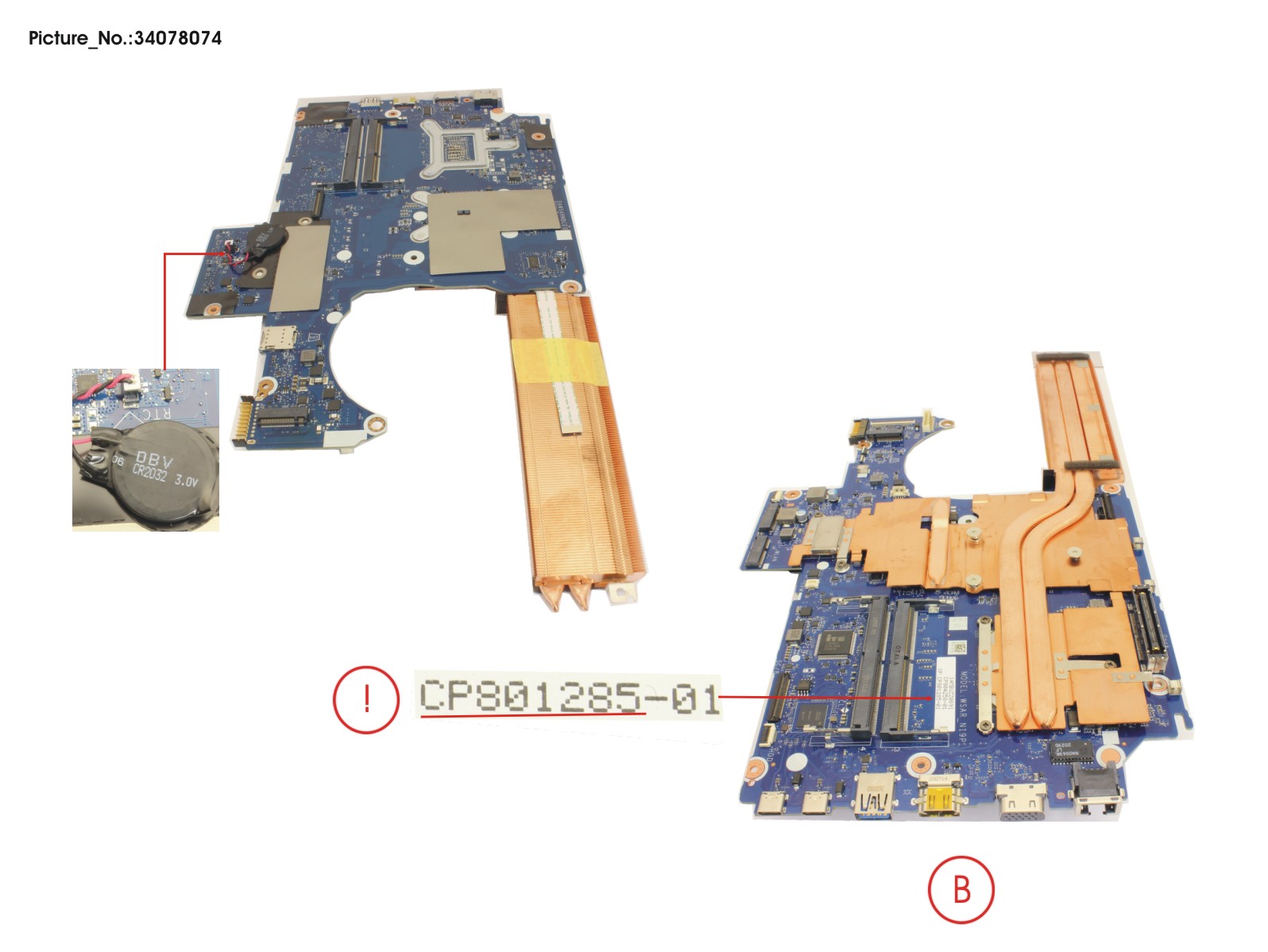 MAINBOARD ASSY I7-10850H MS3 T2000