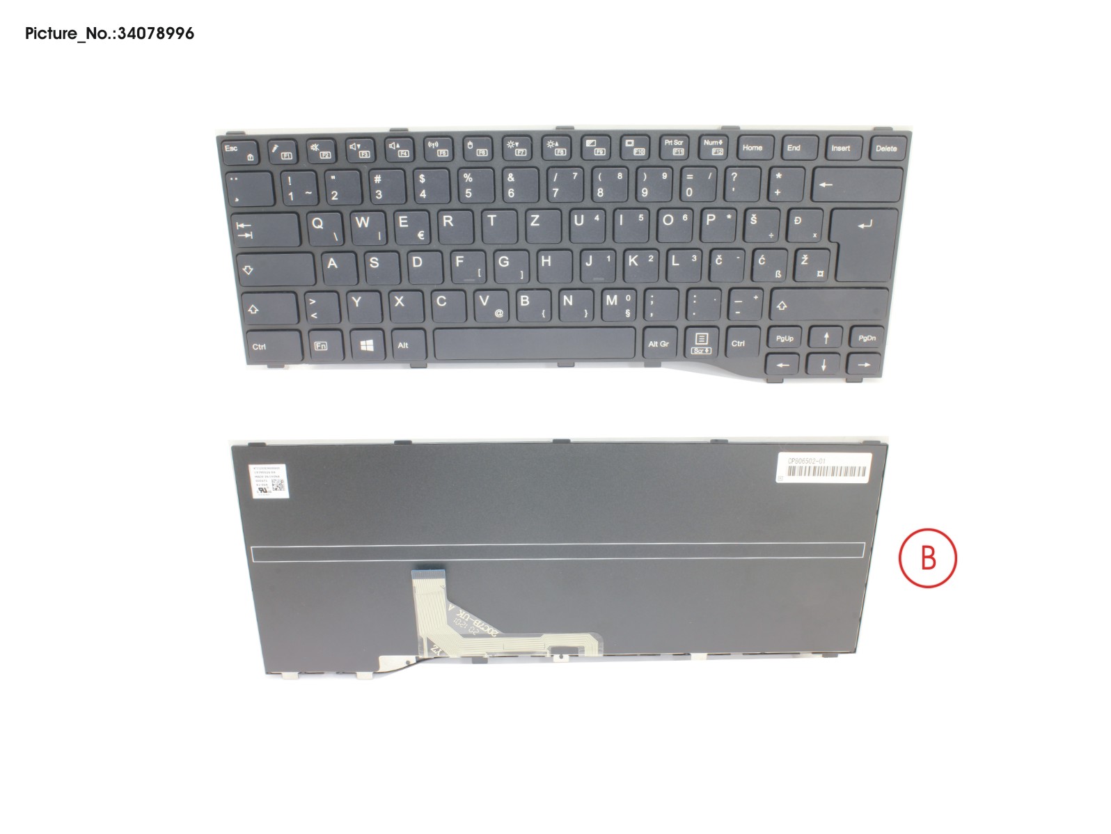 KEYBOARD BLACK EASTERN EUROPE WIN10