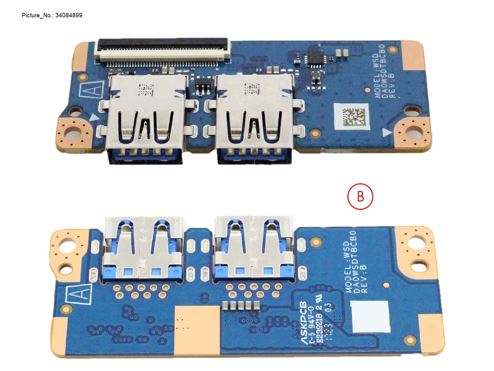 SUB BOARD,USB