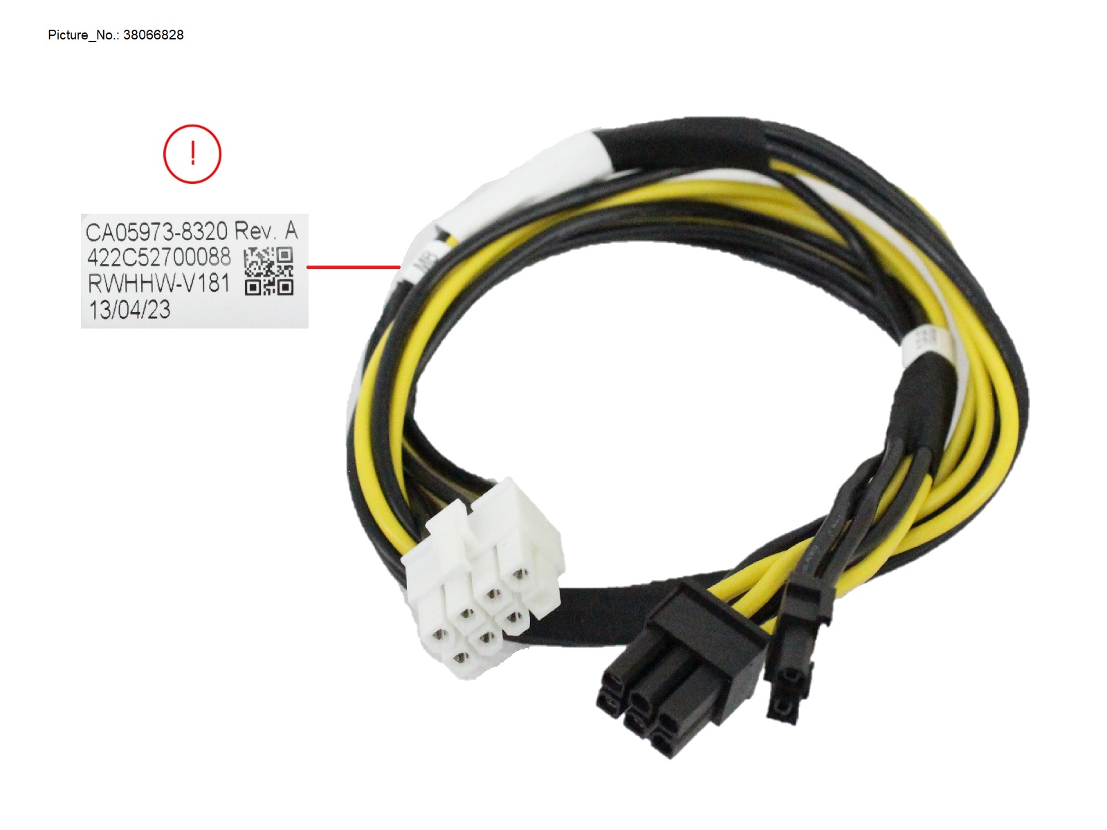 POWER CABLE MB TO GPGPU FOR A4500