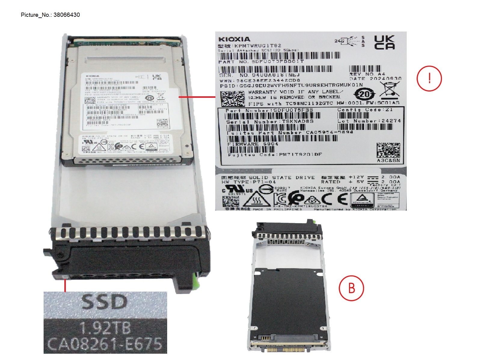 DX/AF FIPS SSD SAS 2.5 1.92TB 12G