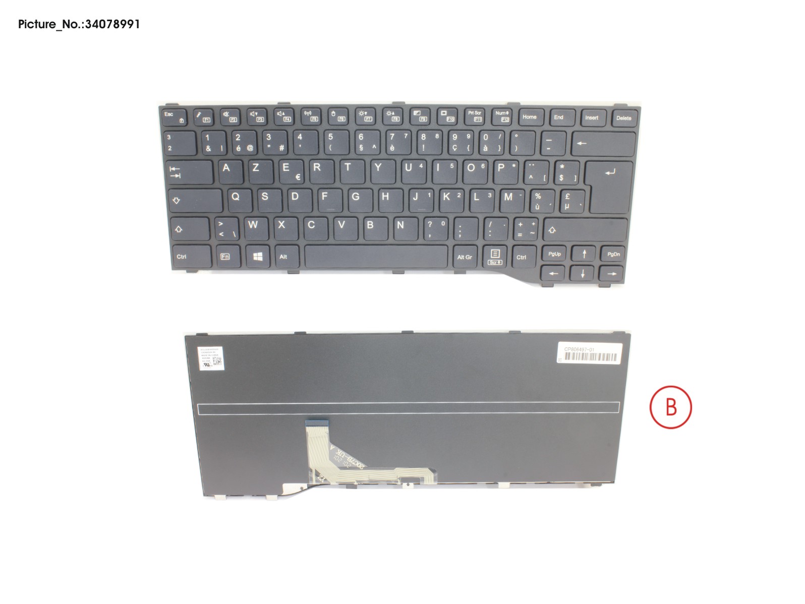 KEYBOARD BLACK BELGIUM WIN10