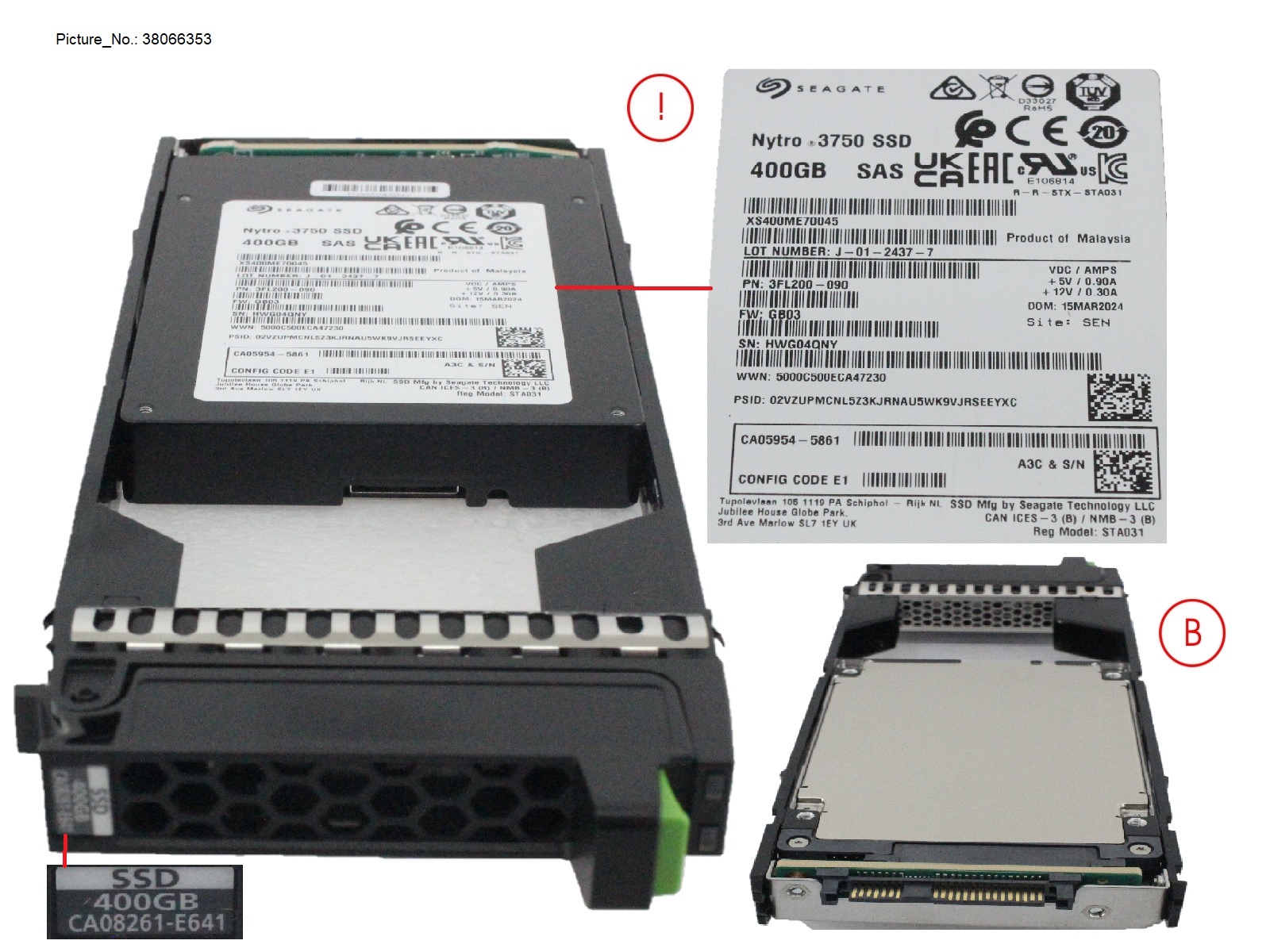 DX/AF SSD SAS 2.5 400GB 12G