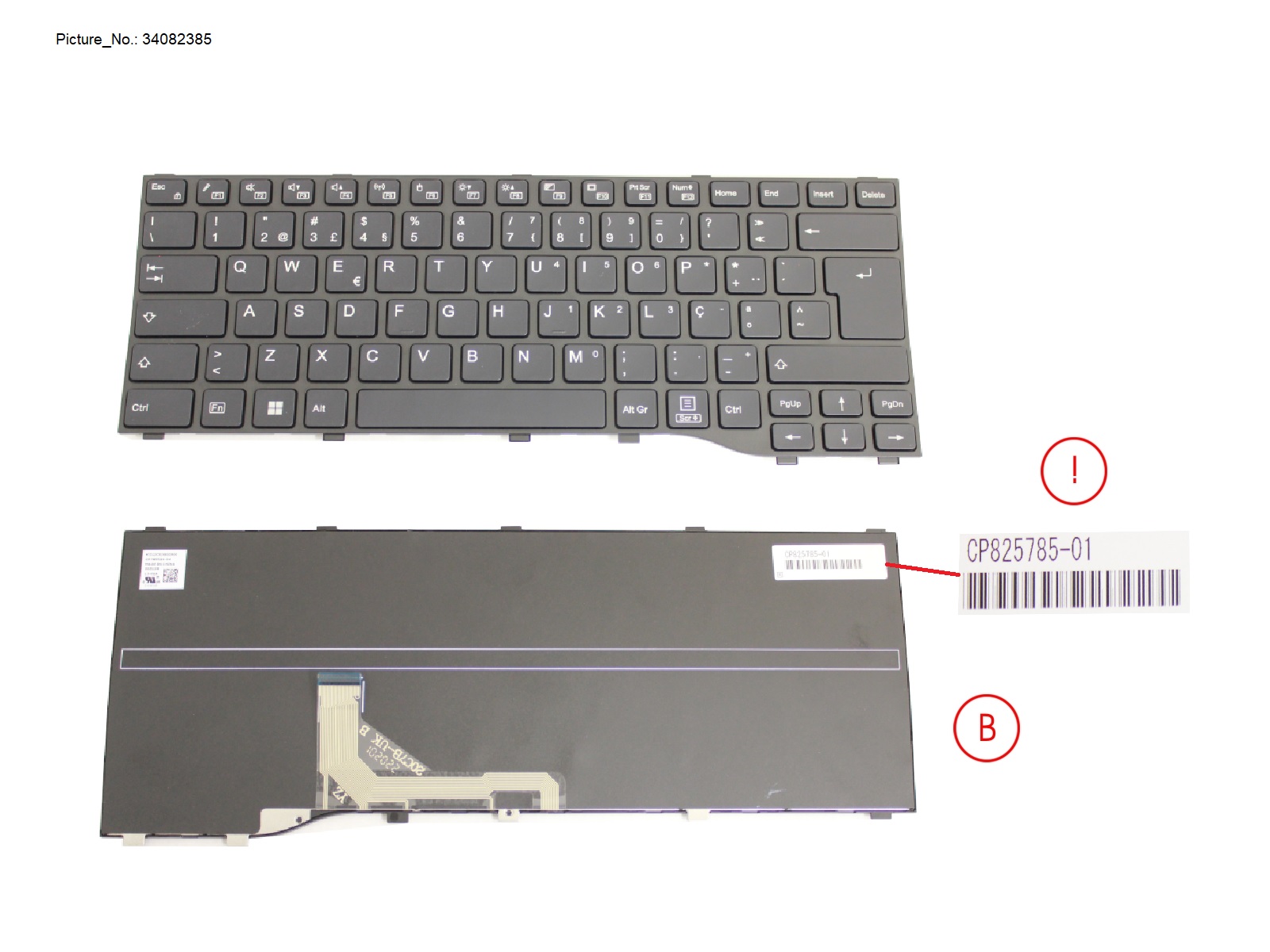 KEYBOARD BLACK PORTUGAL WIN11