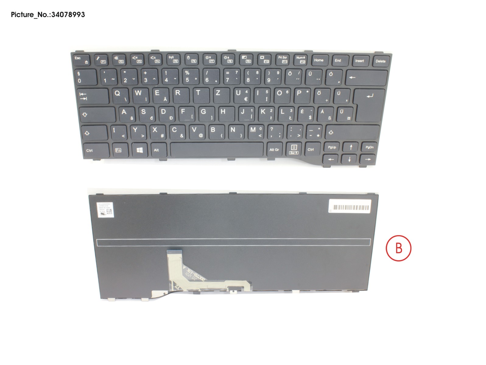 KEYBOARD BLACK HUNGARY WIN10