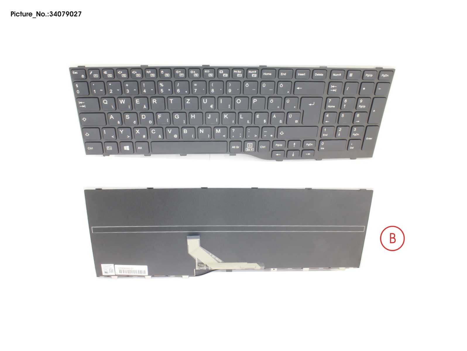 KEYBOARD BLACK HUNGARY WIN10