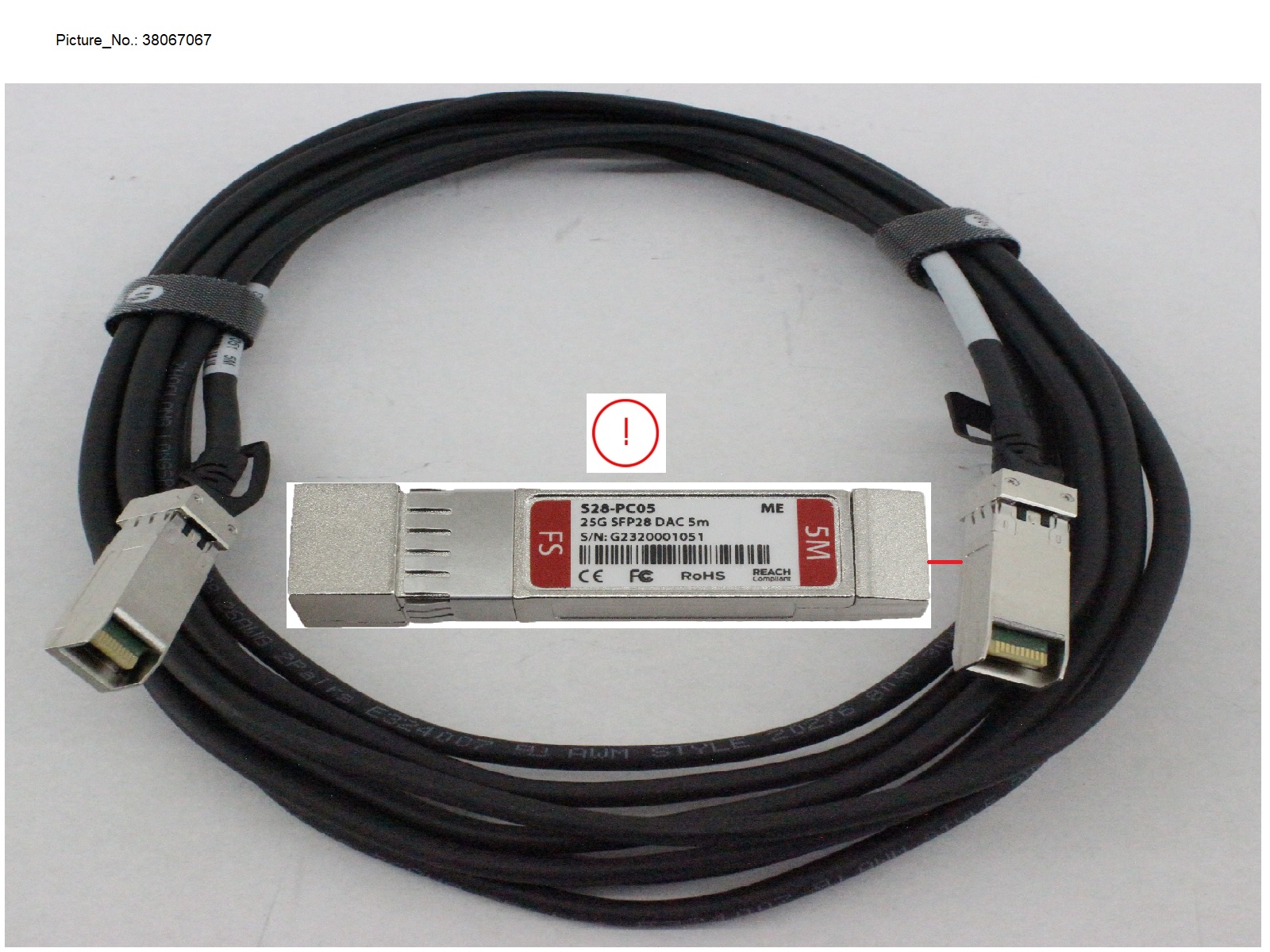 ETERNUS NU DIRECT ATTACHMENT CABLE, SFP2