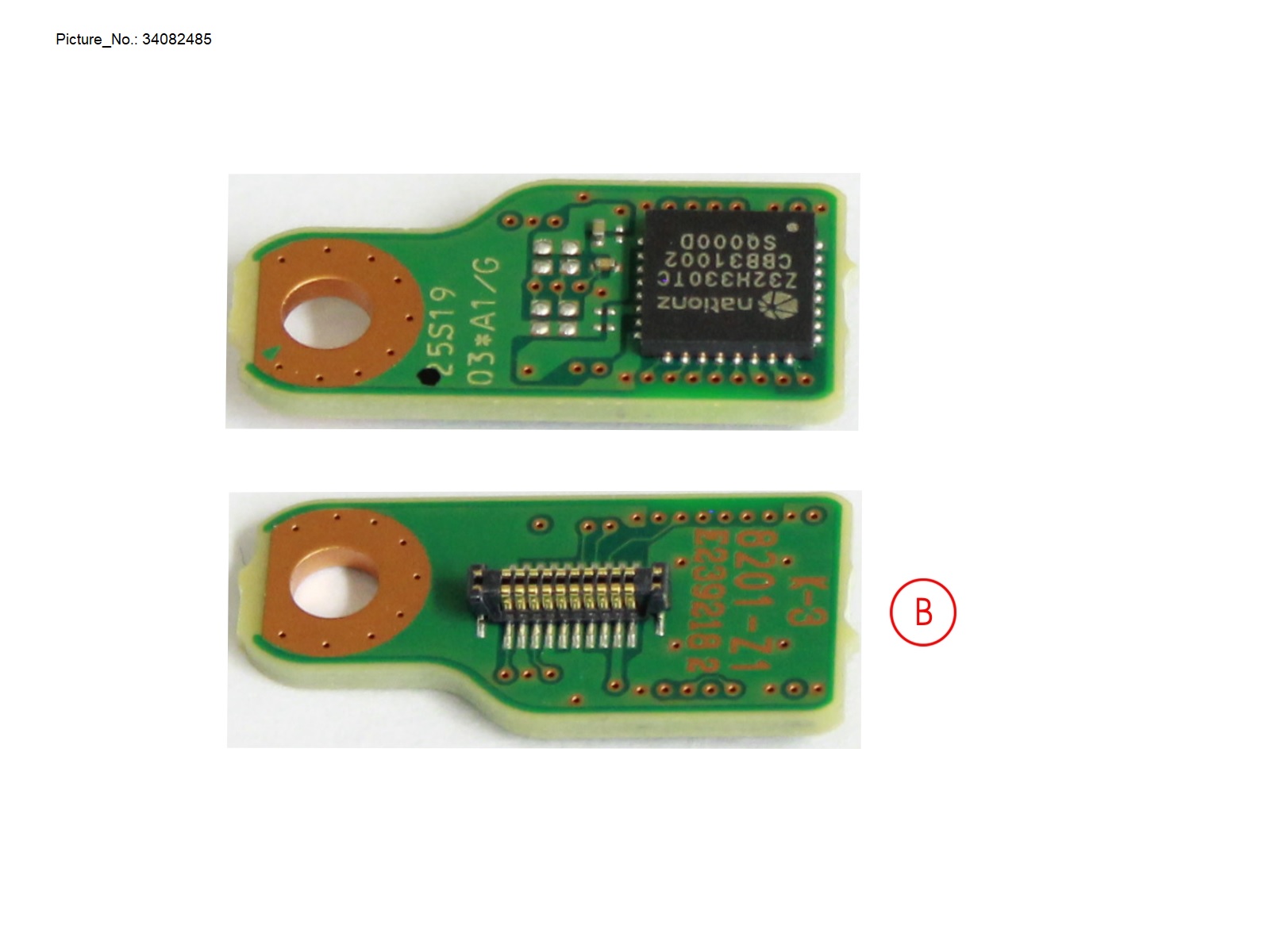 SUB BOARD, TPM MODULE NATION Z