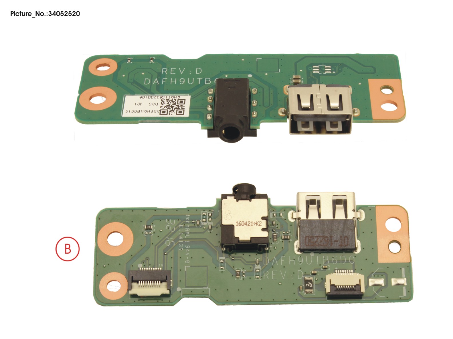 FUJITSU SUB BOARD. USBAUDIO