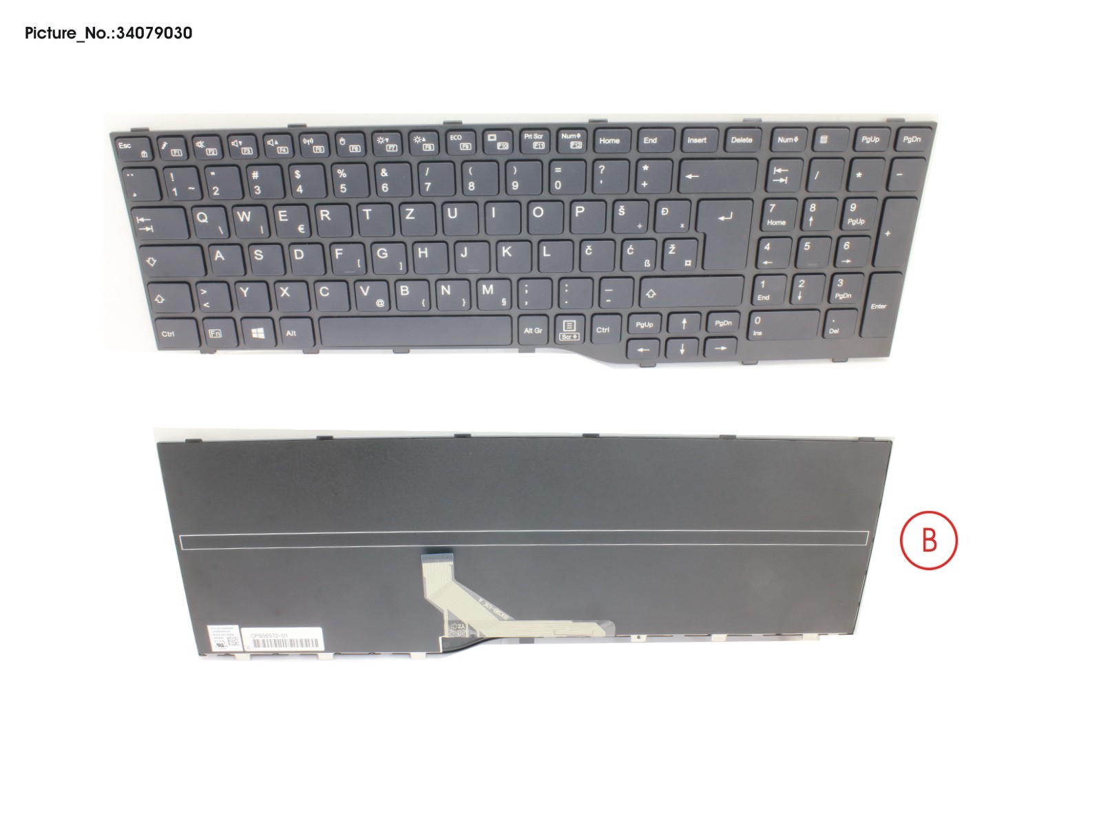 KEYBOARD BLACK EASTERN EUROPE WIN10