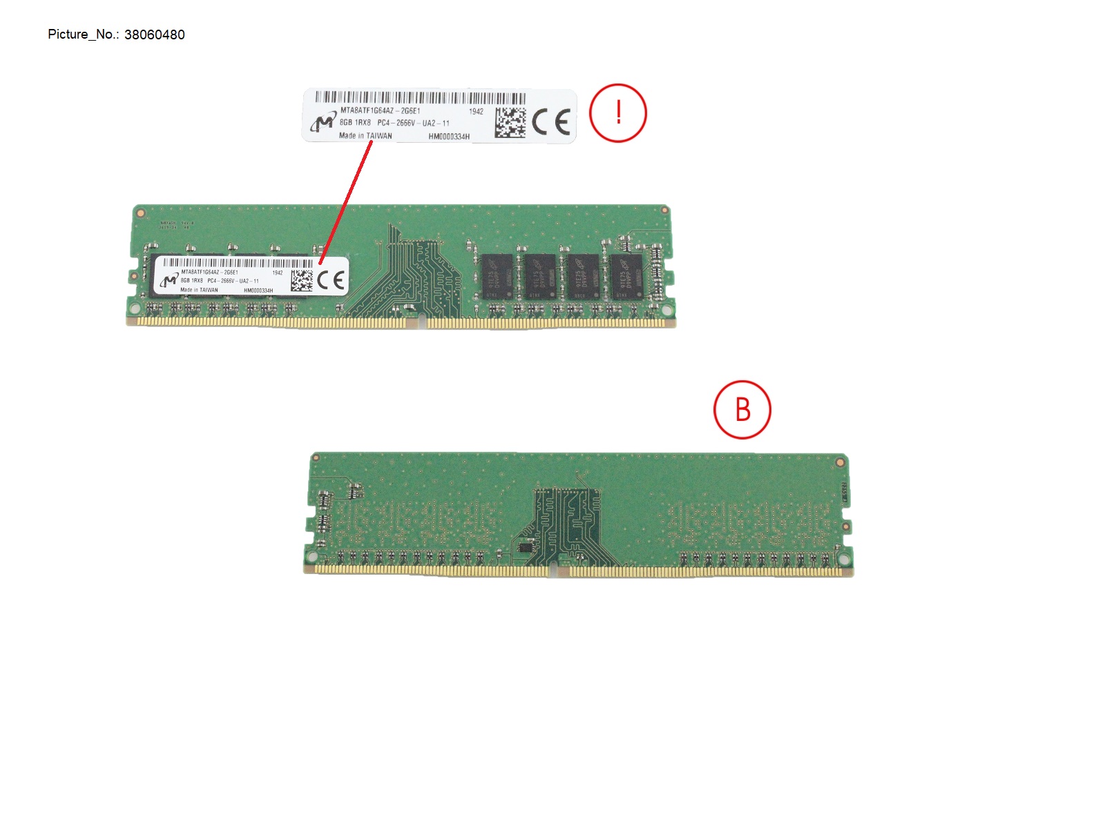 FUJITSU MEMORY 8GB DDR4-2666 UD