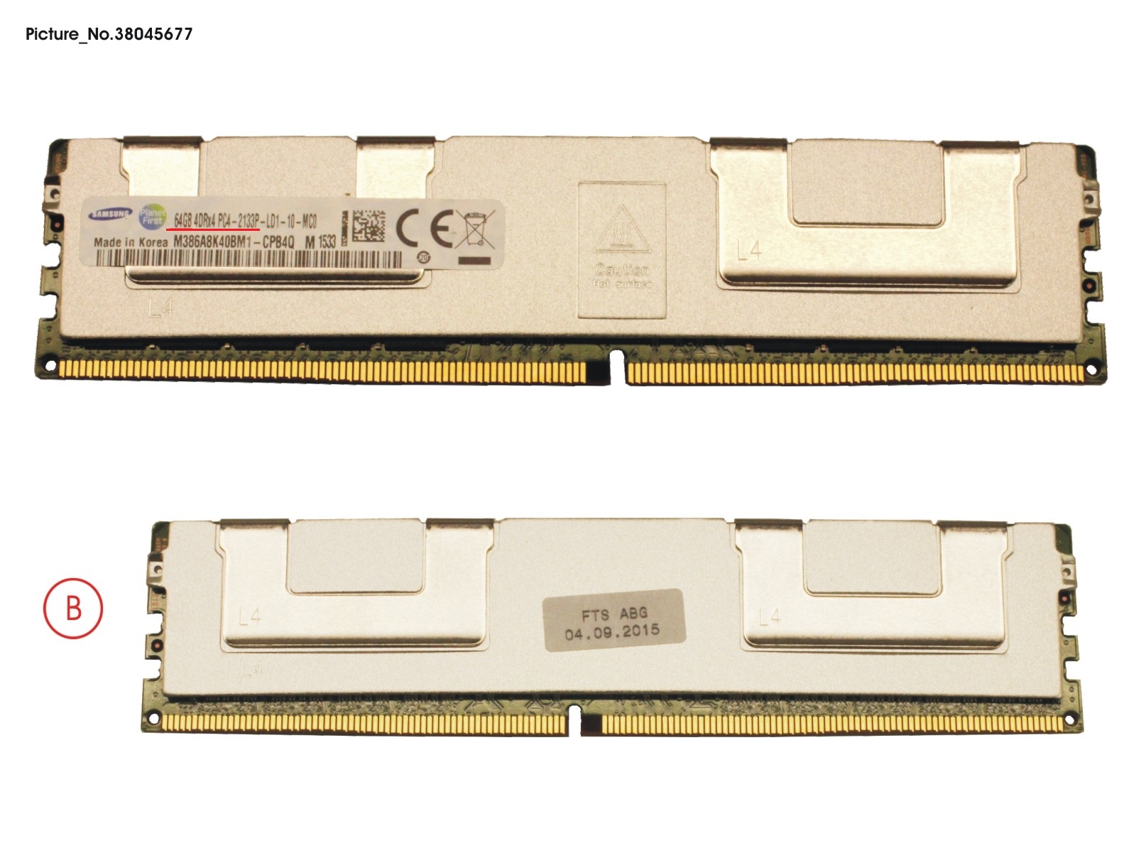 64GB (1X64GB) 4RX4 DDR4-2133 LR ECC