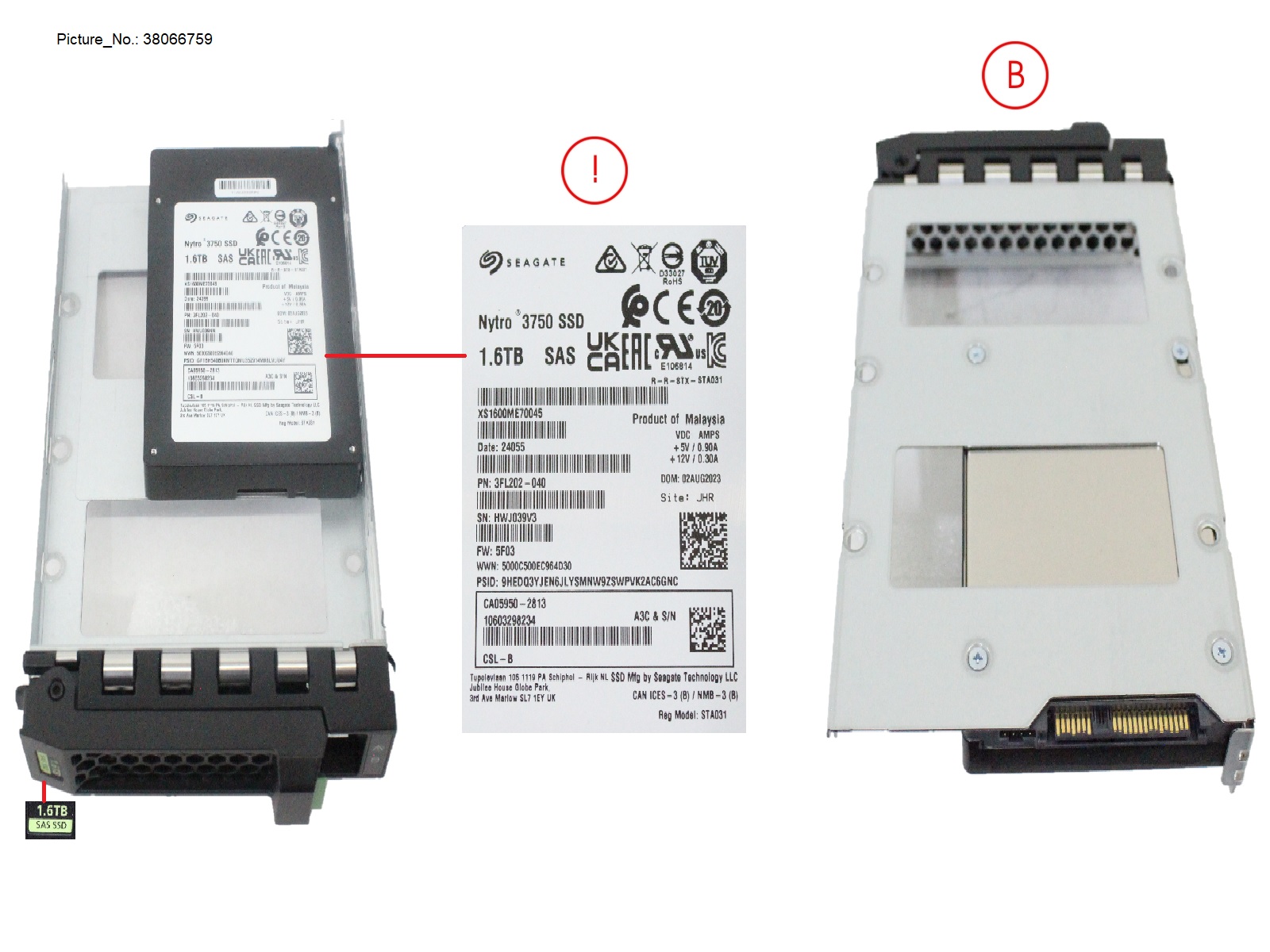 SSD SAS 12G WI 1.6TB IN LFF SLIM