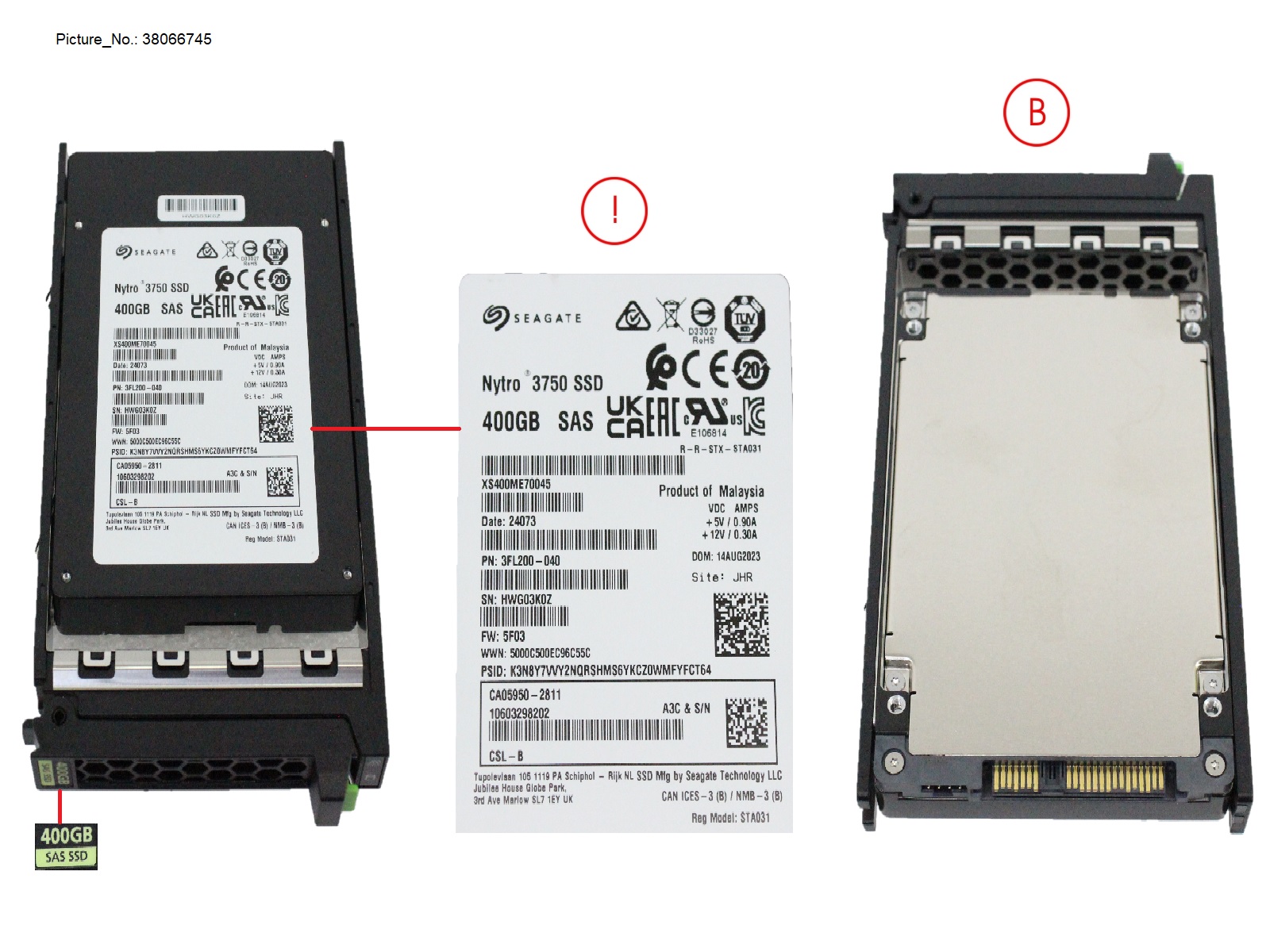 SSD SAS 12G WI 400GB IN SFF SLIM