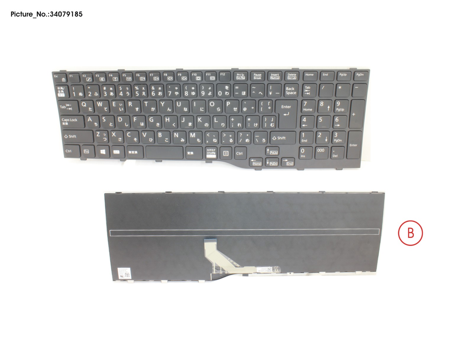 KEYBOARD BLACK JAPAN WIN10