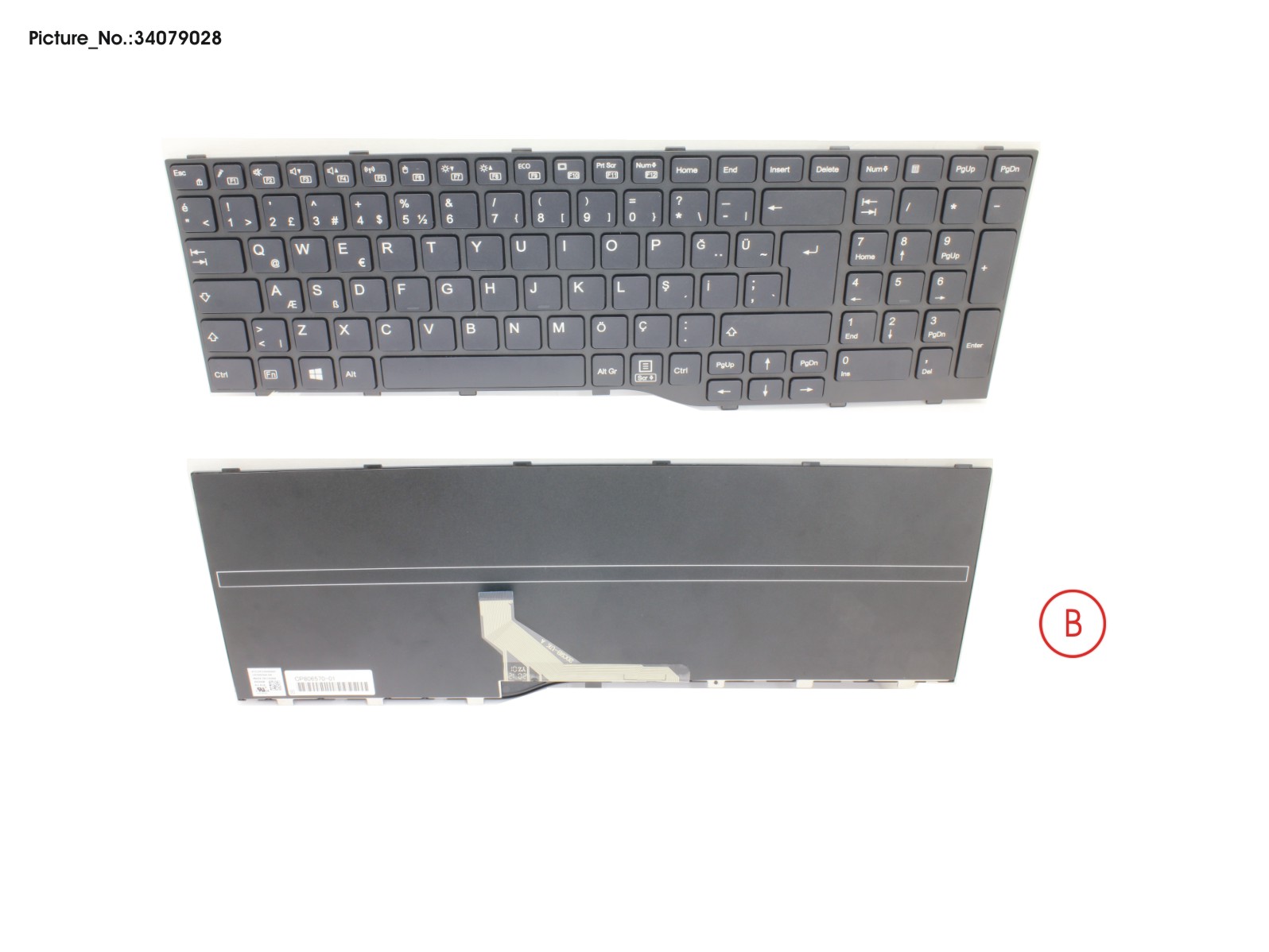 KEYBOARD BLACK TURKEY WIN10