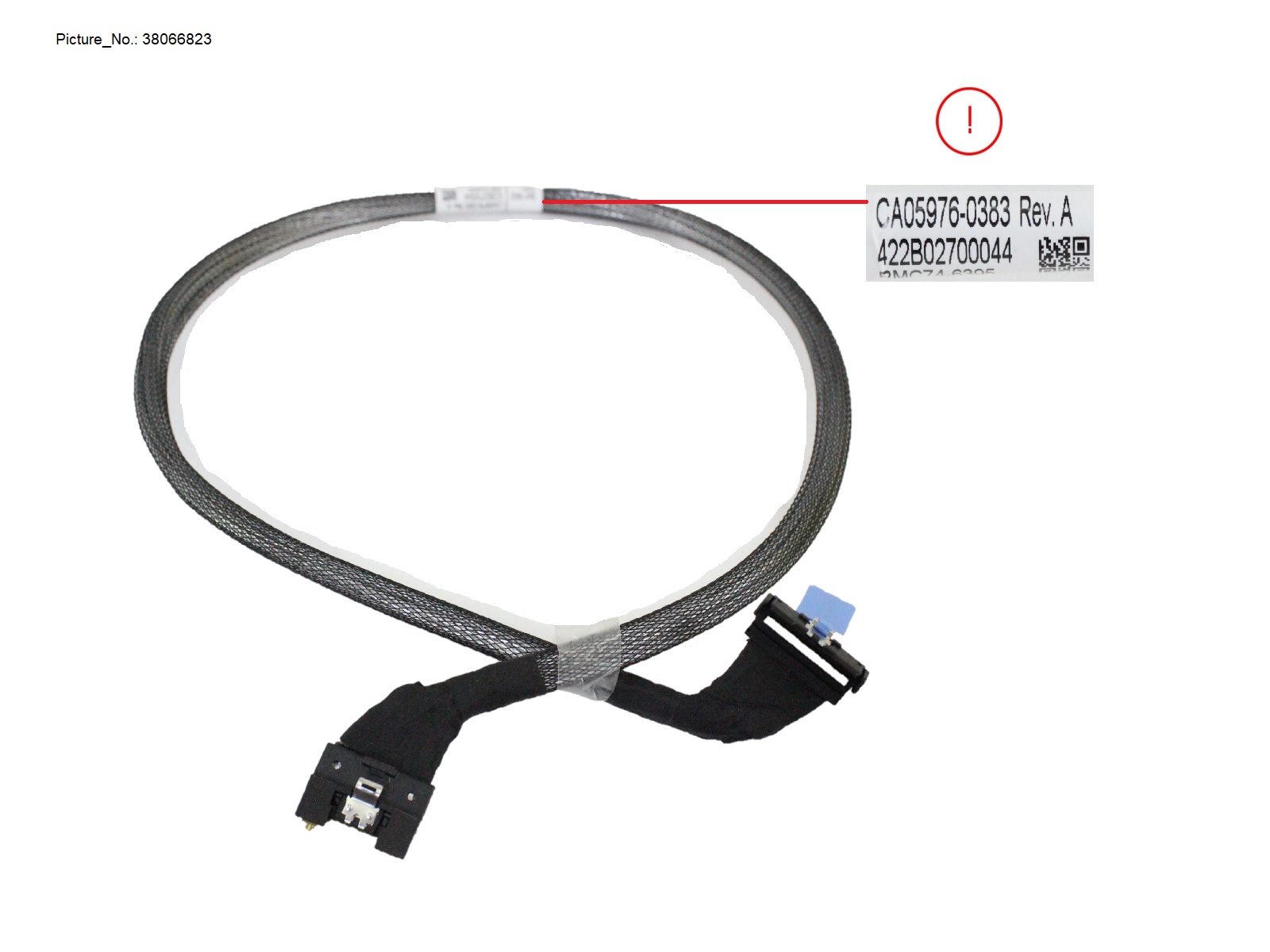 NVME CABLE, SLOT1 C0 P1 TO 2.5X10 FHSBP