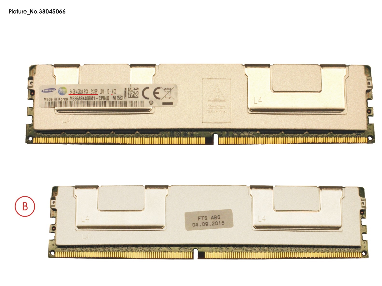 64GB (1X64GB) 4RX4 DDR4-2133 LR ECC