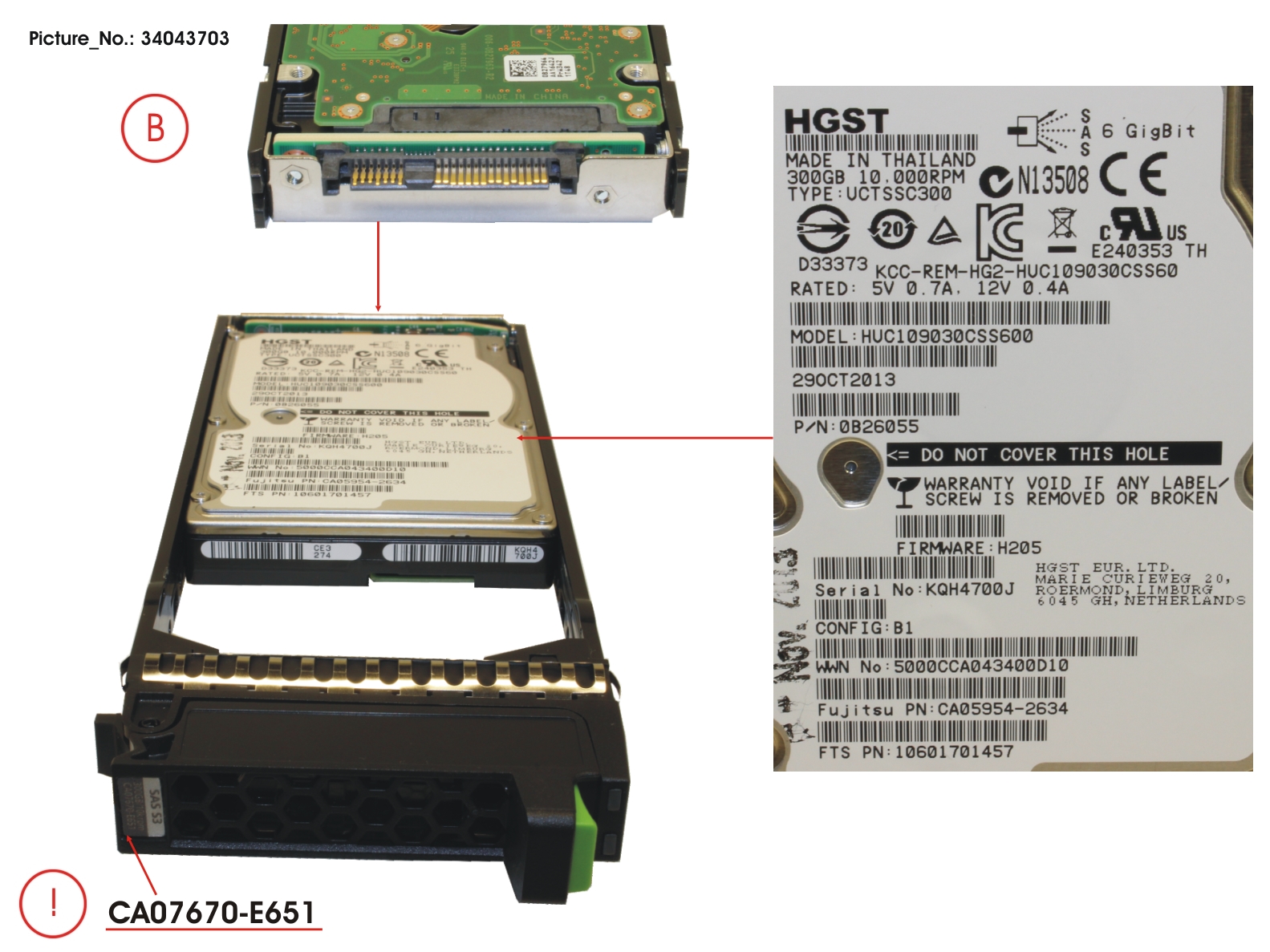 DX S3 HDD SAS 300GB 10KRPM 2.5 X1