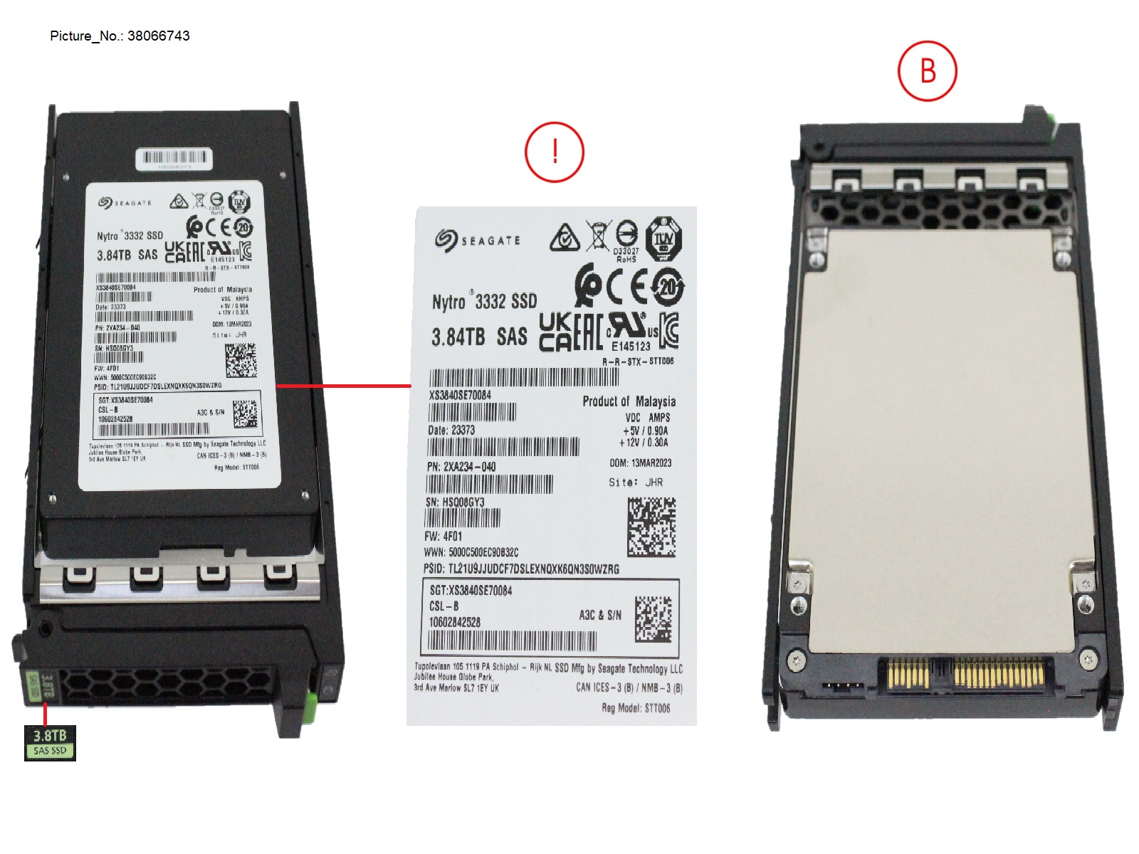 SSD SAS 12G RI 3.84TB IN SFF SLIM