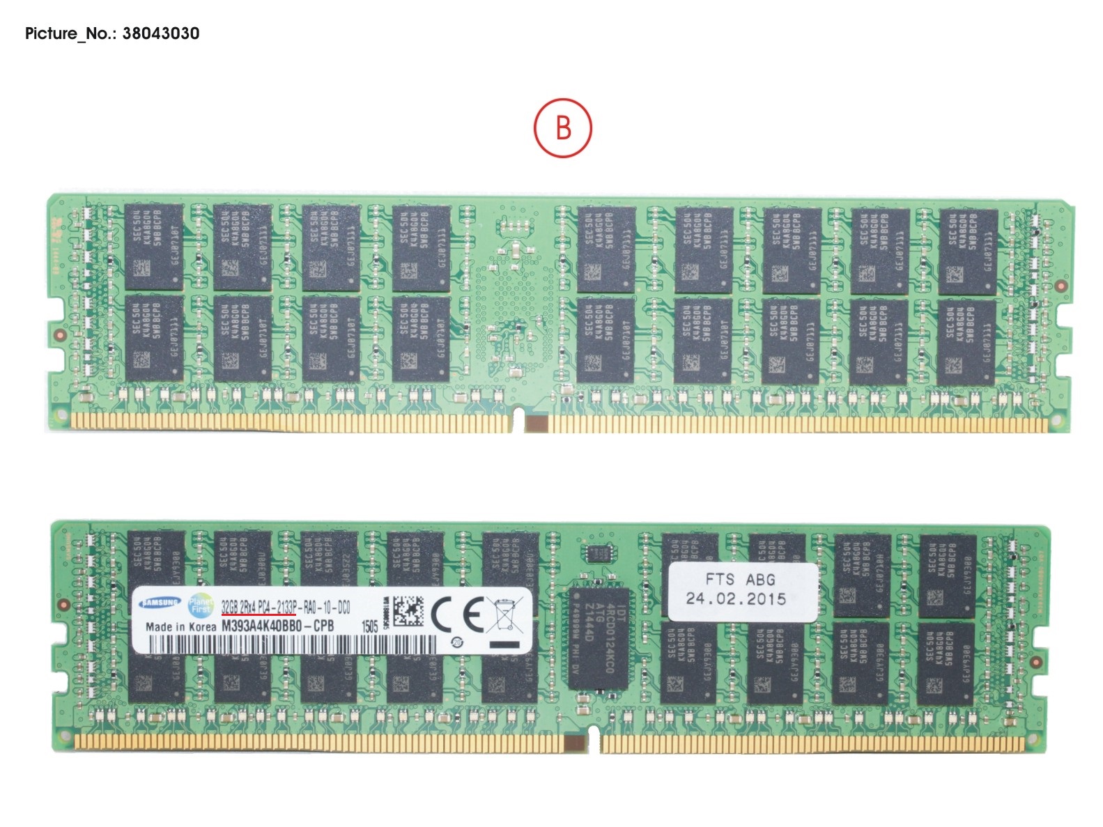 32GB (1X32GB) 2RX4 DDR4-2133 R ECC