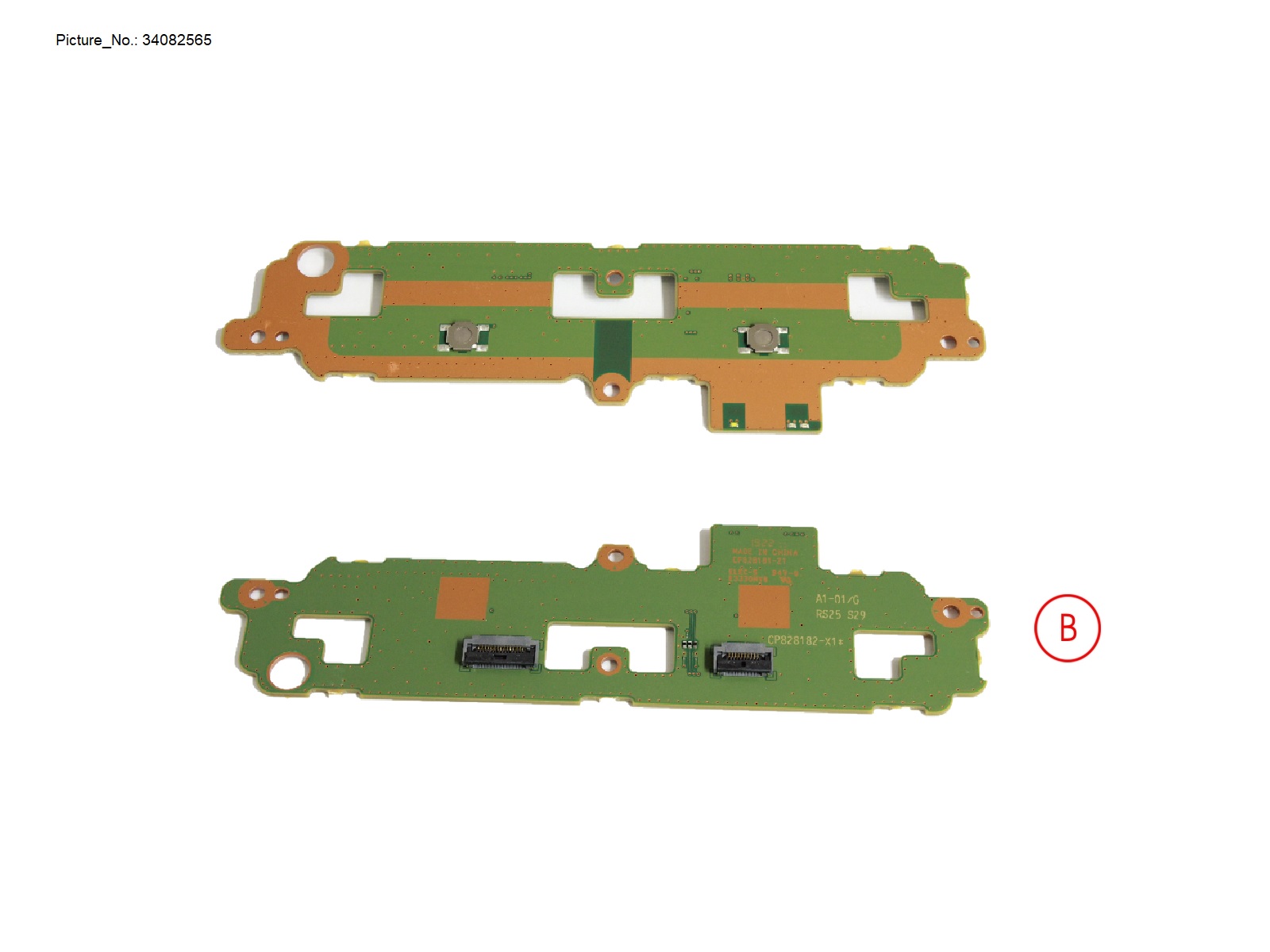 SUB BOARD, TP BUTTONS