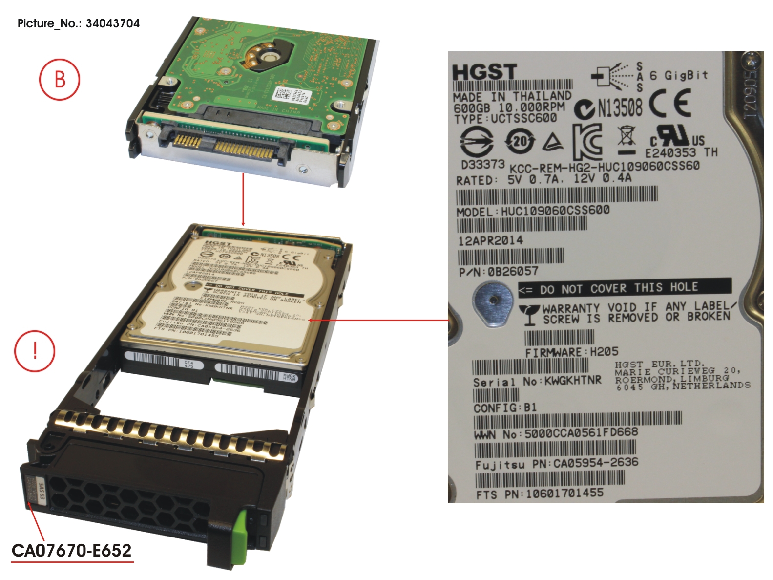 DX S3 HDD SAS 600GB 10KRPM 2.5 X1