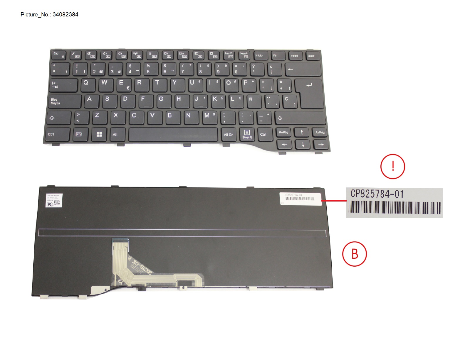 KEYBOARD BLACK SPAIN WIN11