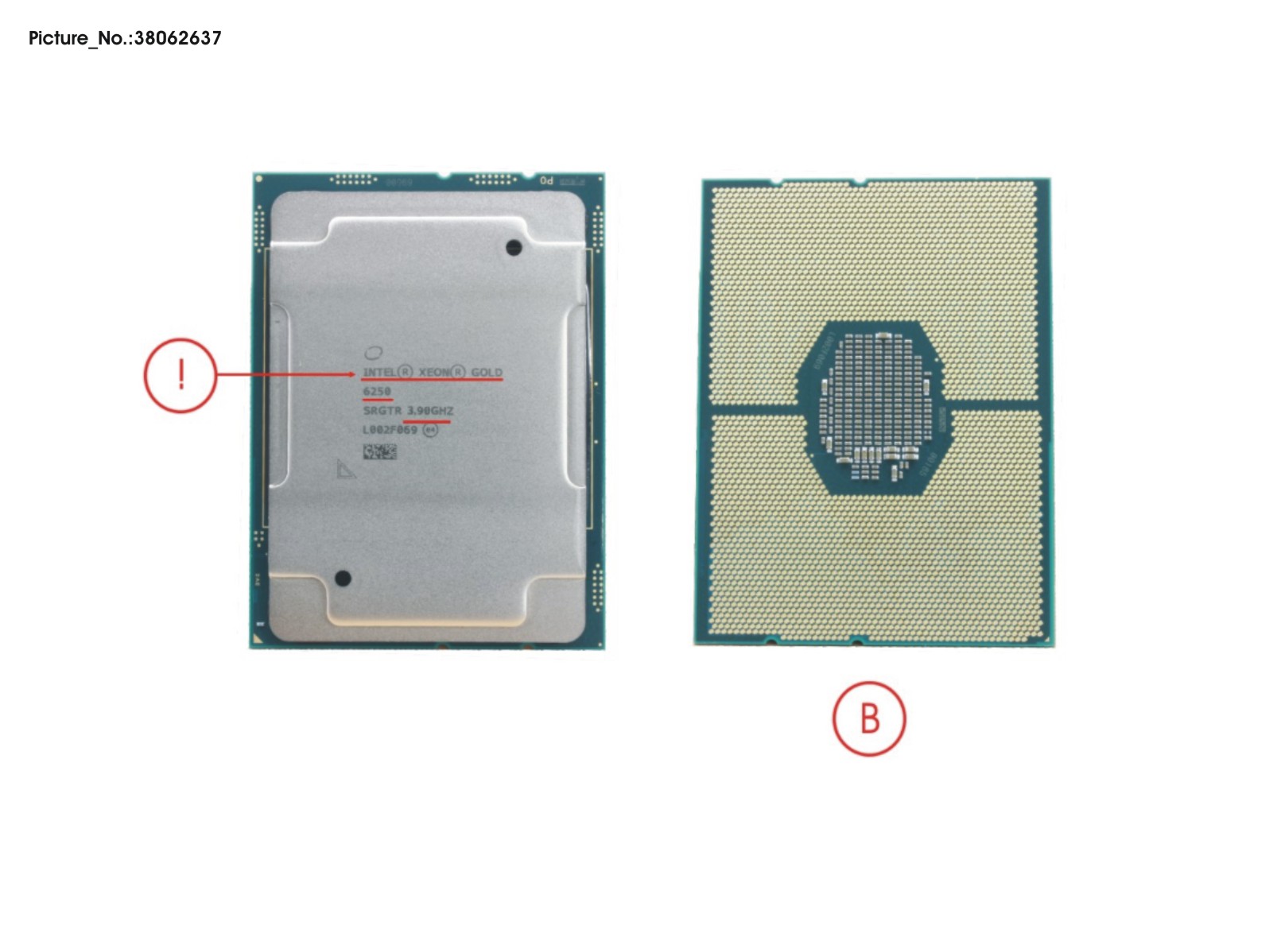 CPU INTEL XEON 6250 3.9 185W