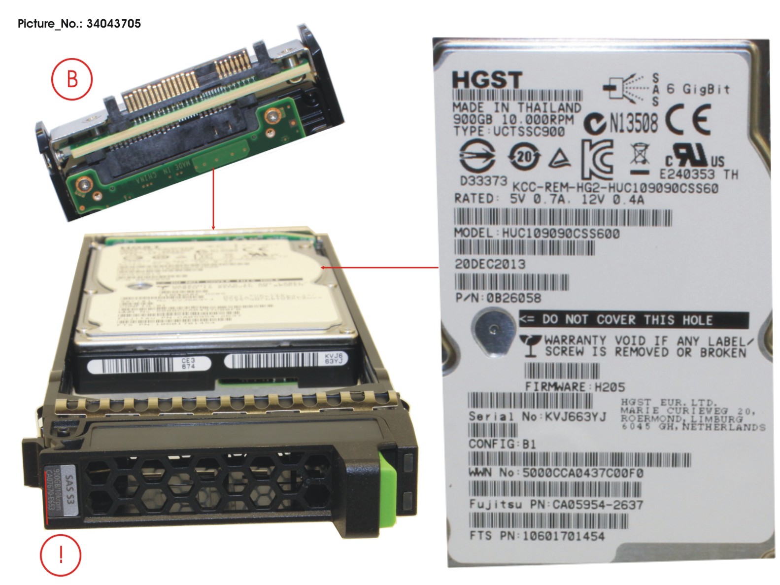 DX S3 HDD SAS 900GB 10KRPM 2.5 X1