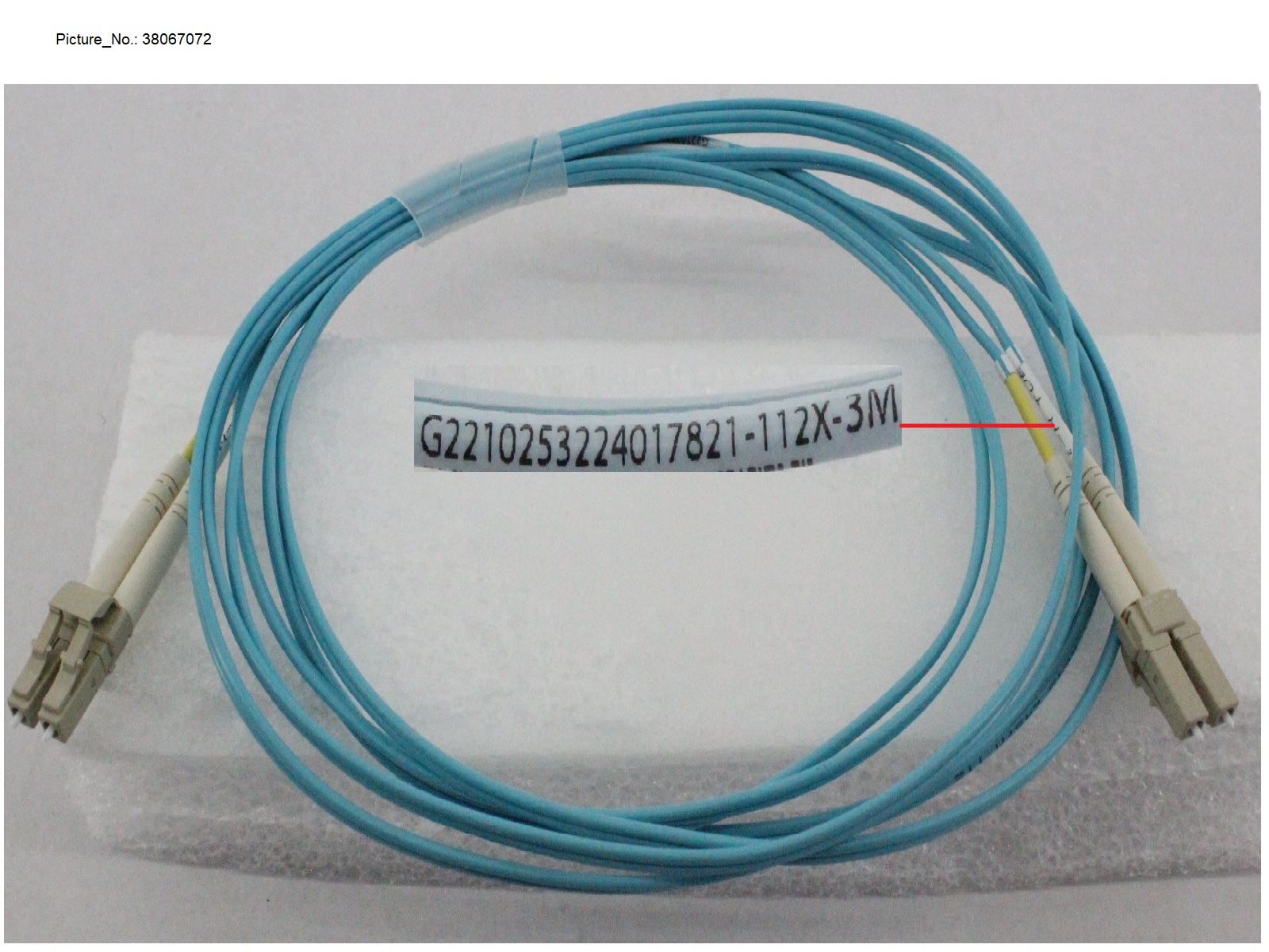 ETERNUS NU OPTICAL FIBER CABLE, LC, 3M