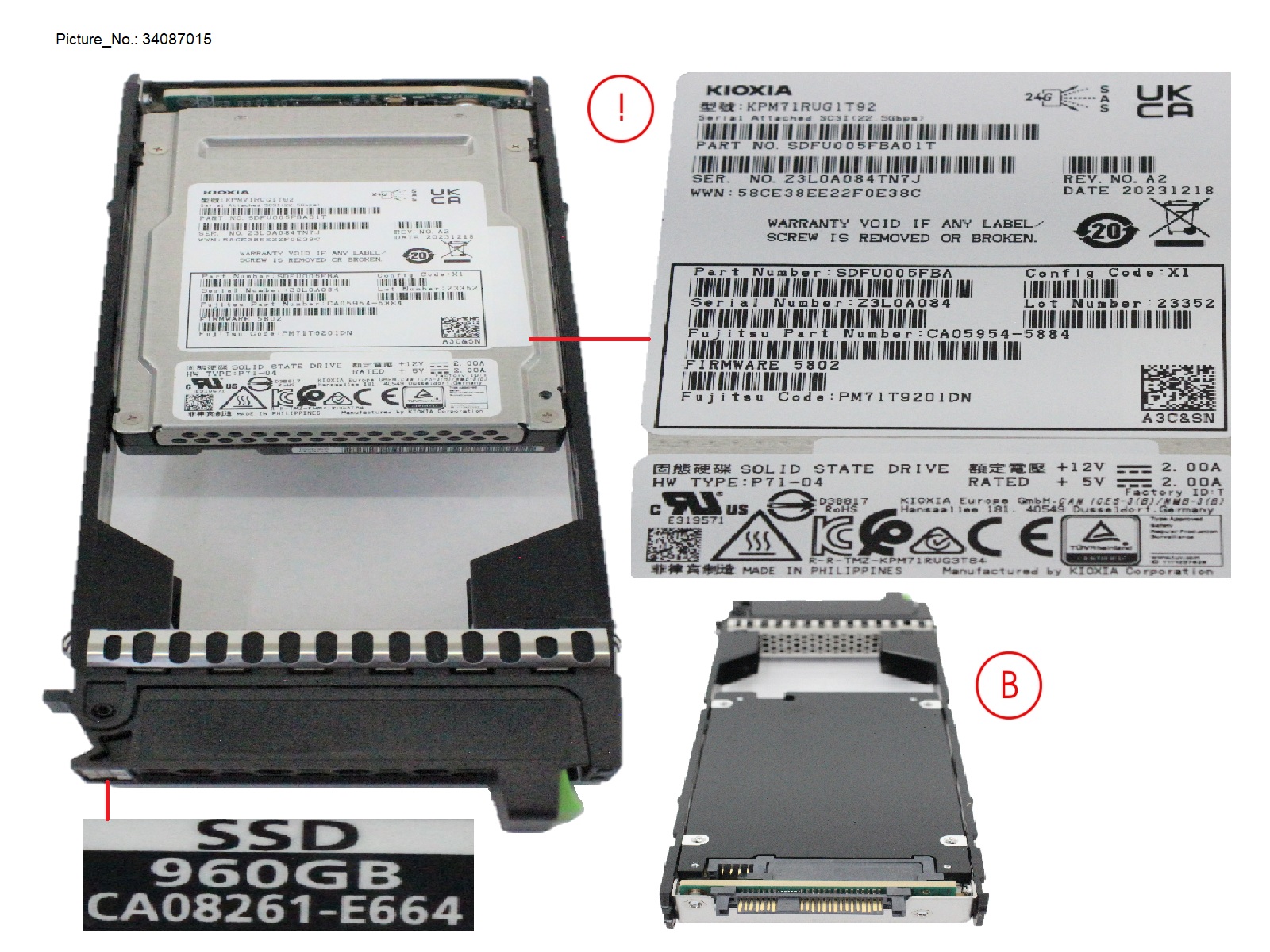 DX/AF SSD SAS 2.5 960GB 12G