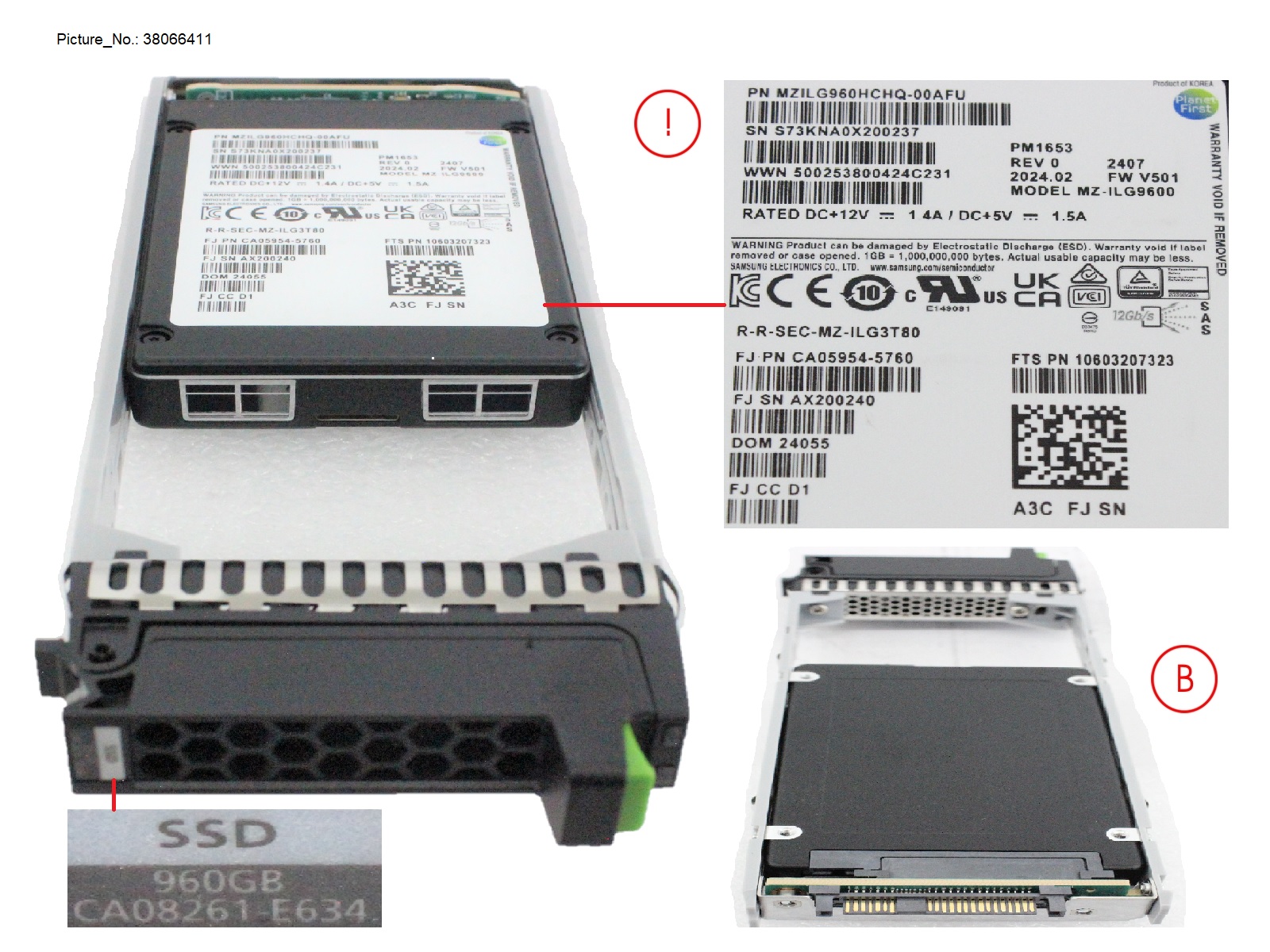 DX/AF SSD SAS 2.5 960GB 12G