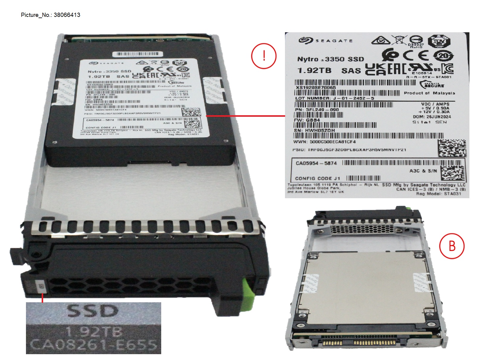 DX/AF FIPS SSD SAS 2.5 1.92TB 12G