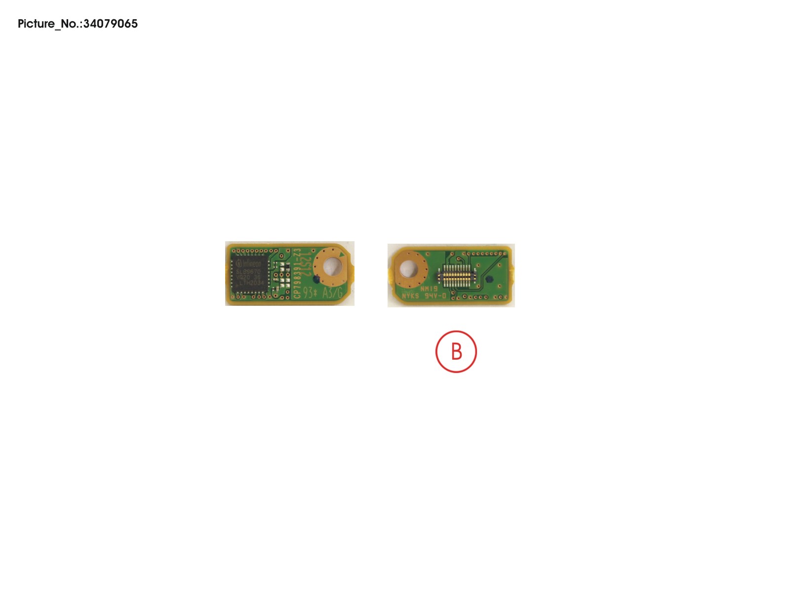 SUB BOARD, TPM-A (INFINION)