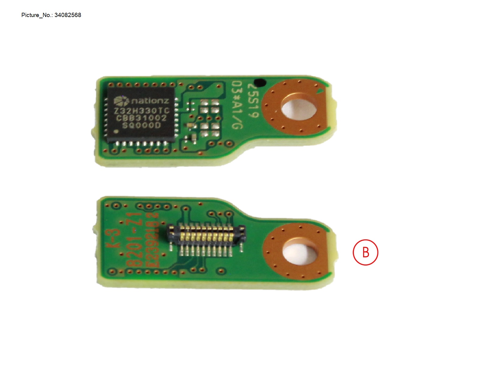 SUB BOARD, TPM MODULE NATION Z