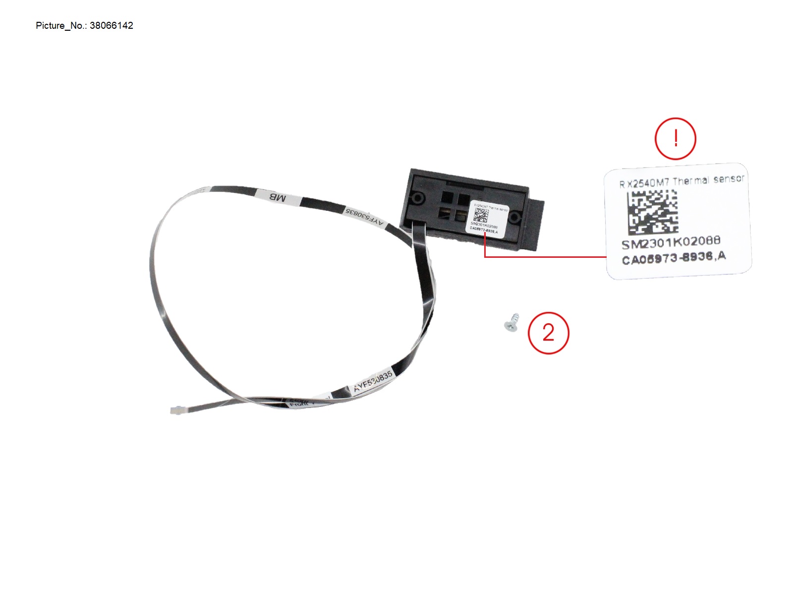 RX2540M7 THERMAL SENSOR KIT