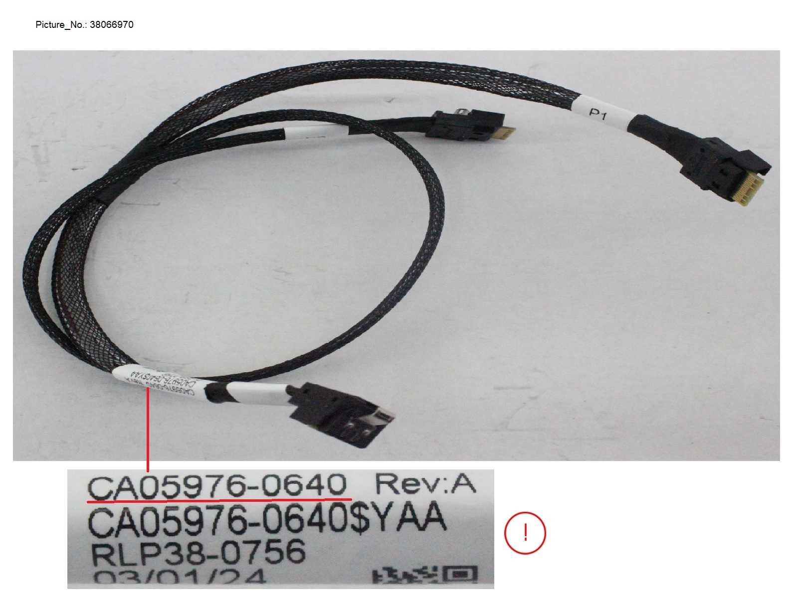 MB PCH TO 3.5 HDD BP, 1 TO 2