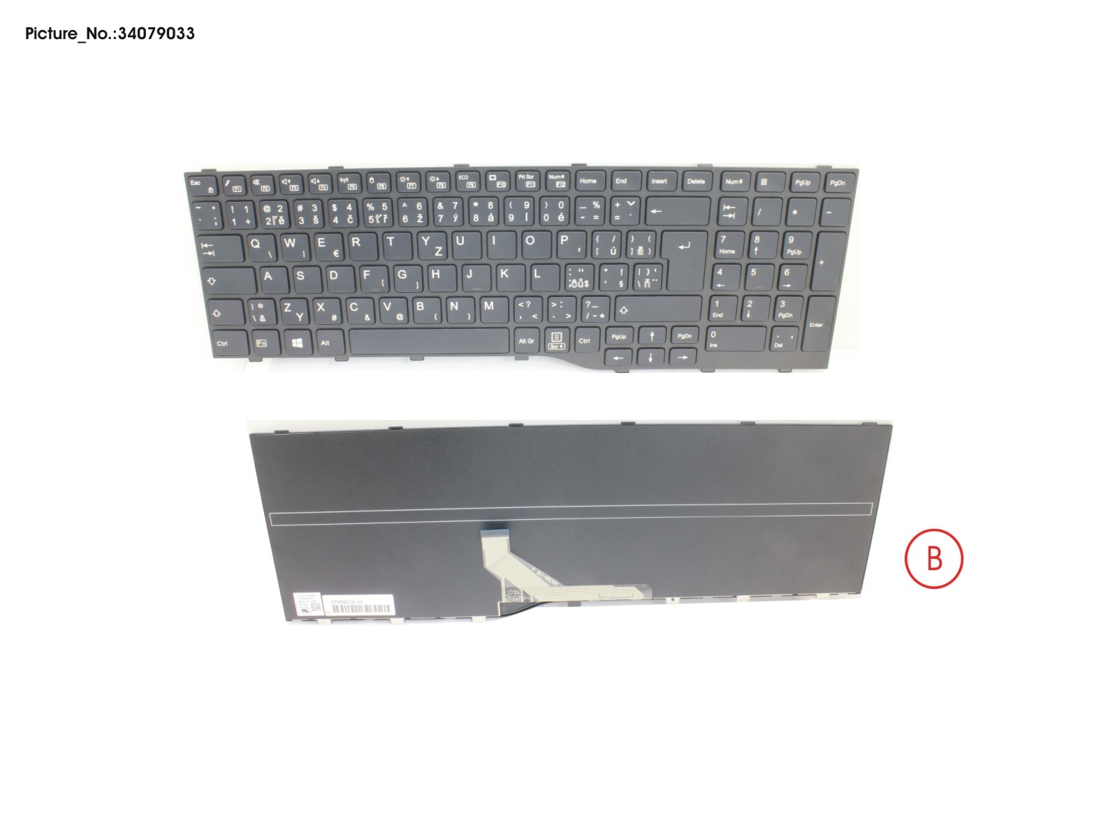 KEYBOARD BLACK CZECH/SLOVAKIA/US WIN10