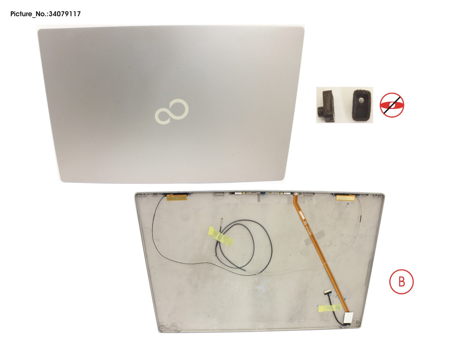 LCD BACK COVER ASSY (W/ RGB)