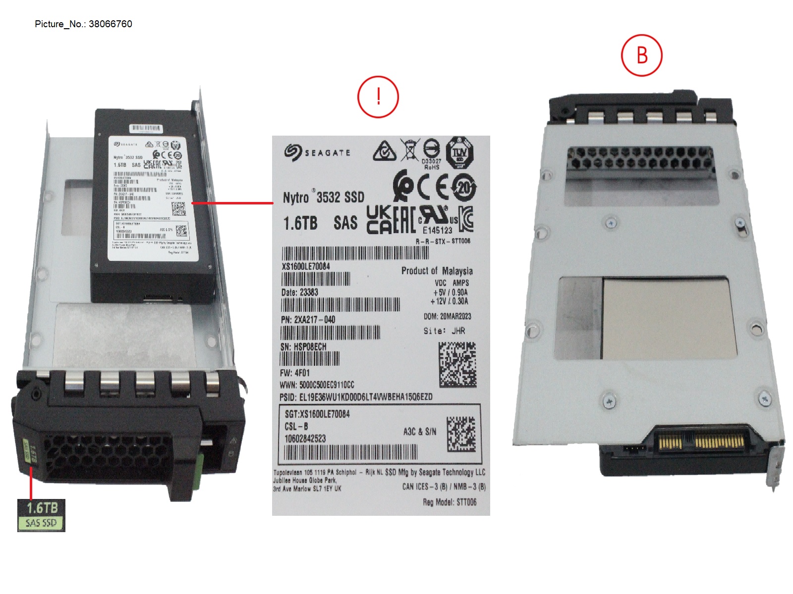 SSD SAS 12G MU 1.6TB IN LFF SLIM