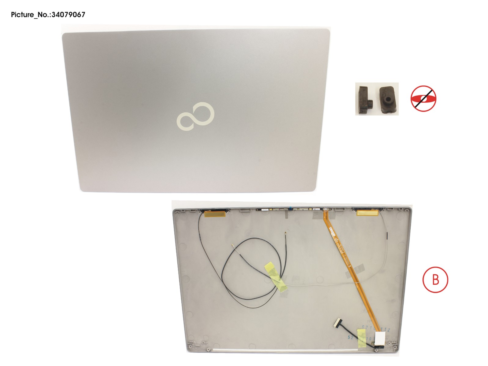 LCD BACK COVER ASSY (W/ RGB)